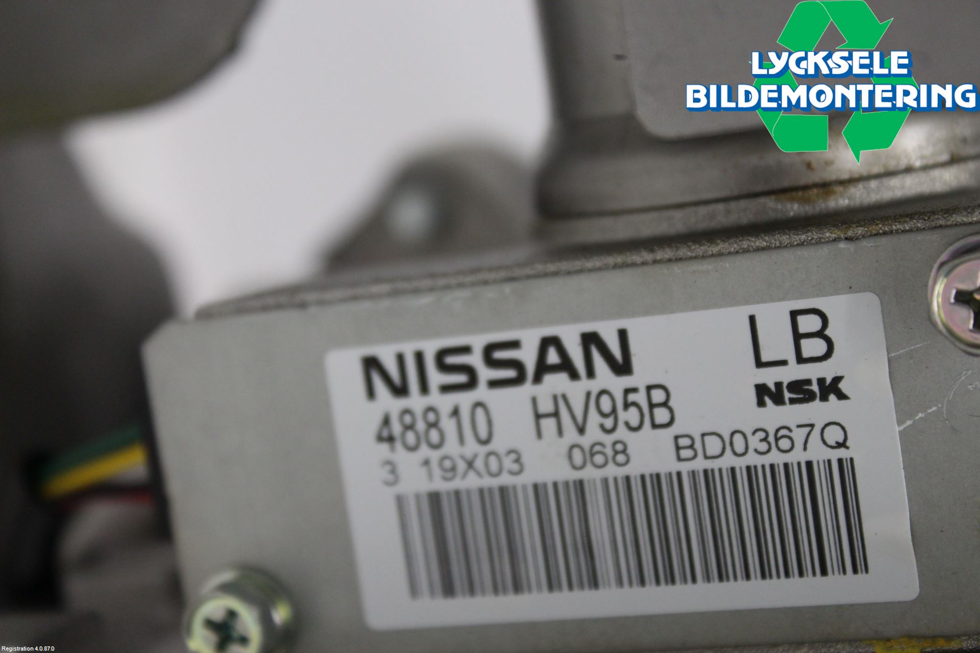 Nissan QASHQAI 17-21 Rattaxelagg Med Inb Servo