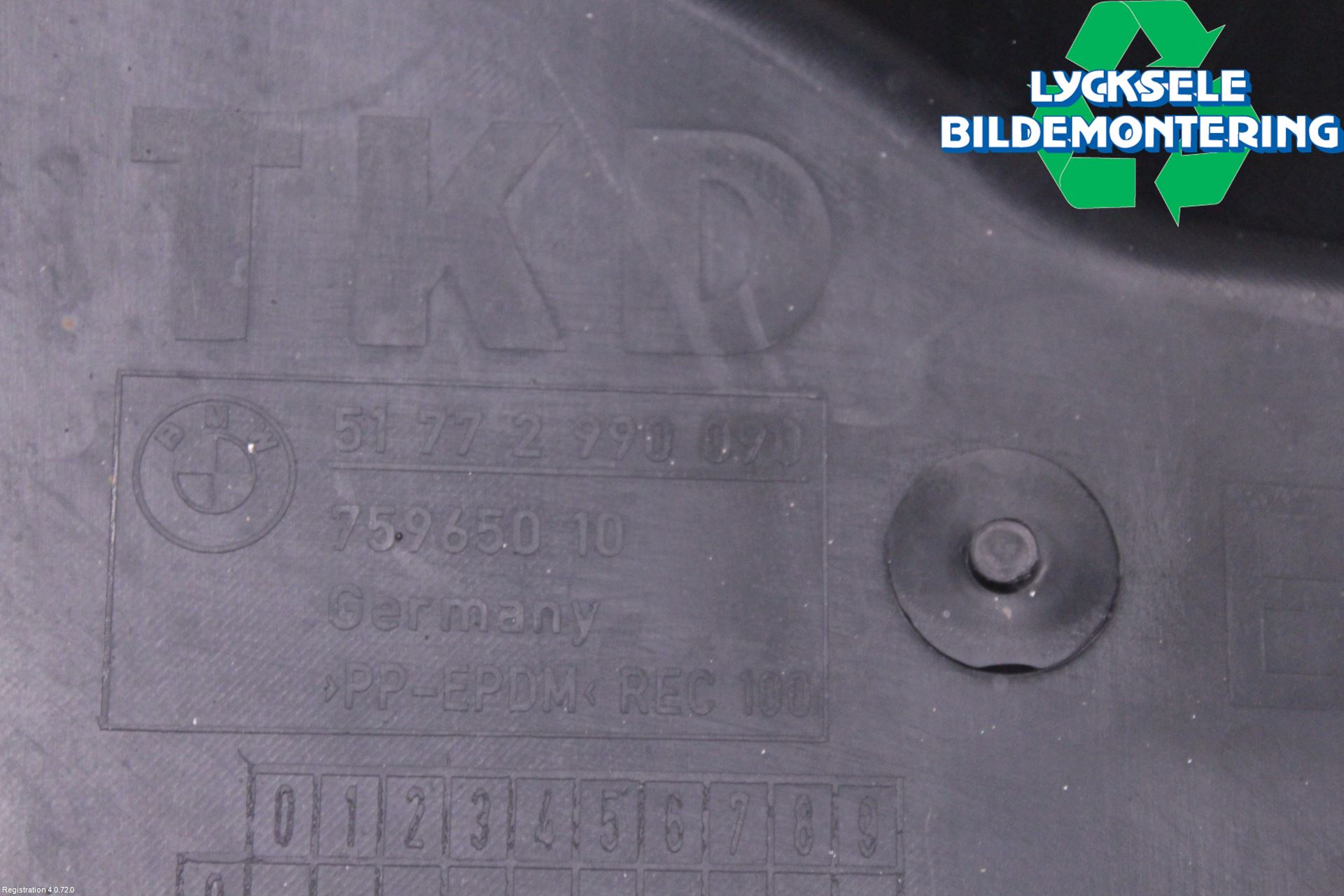 BMW X1 E84 10-15 Skärm Inner