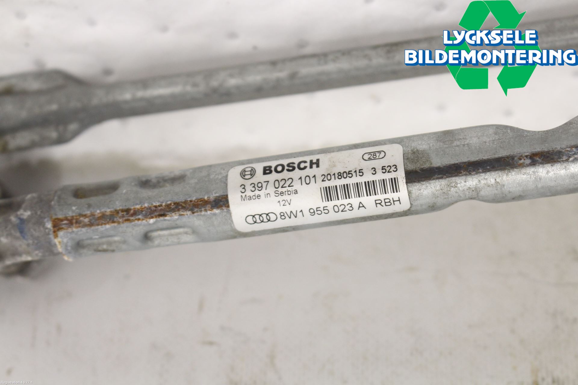 Audi A4/S4 B9 16-19 Torkarmekanism Vindruta