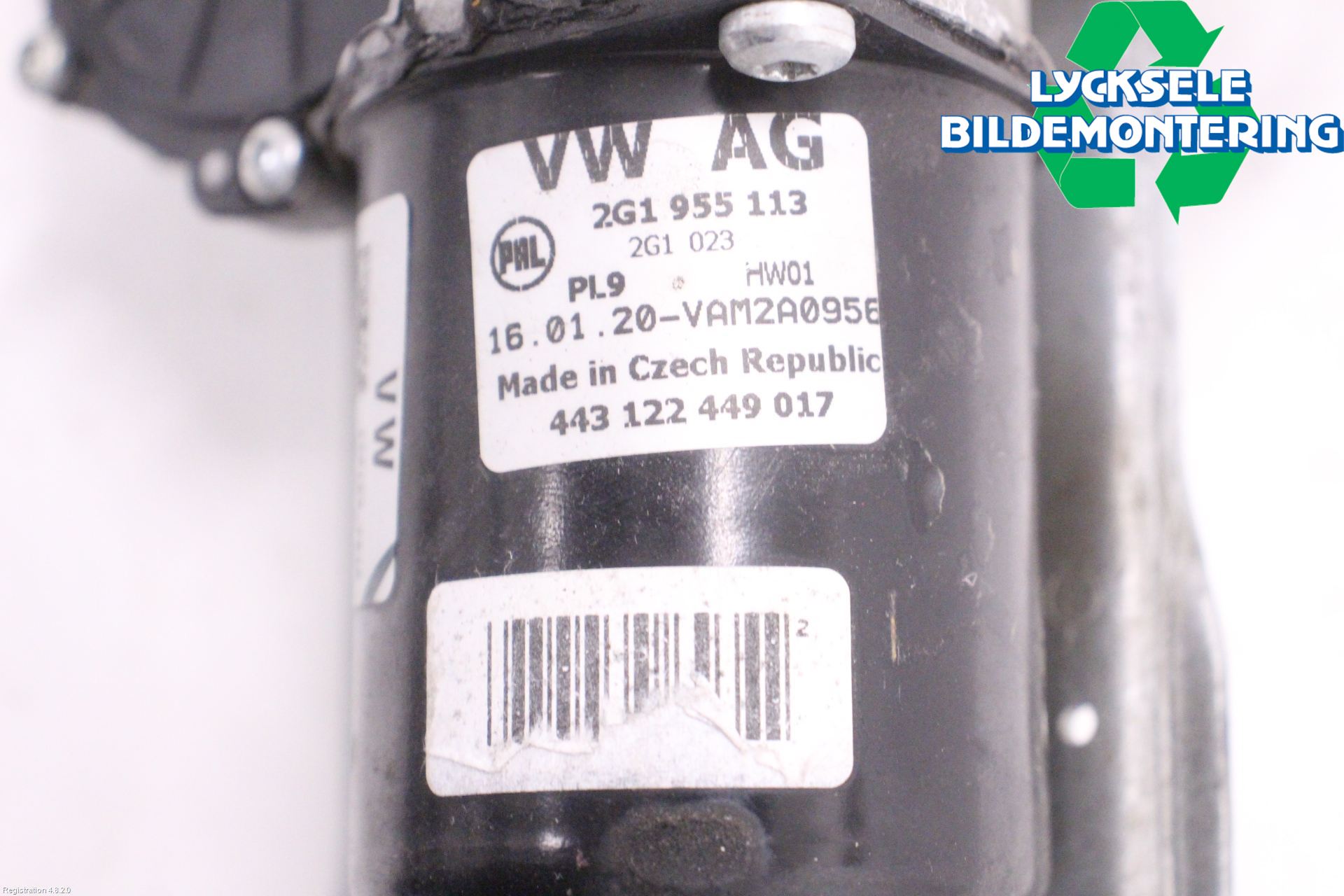 Volkswagen VW POLO VI 18->> Torkarmekanism Vindruta