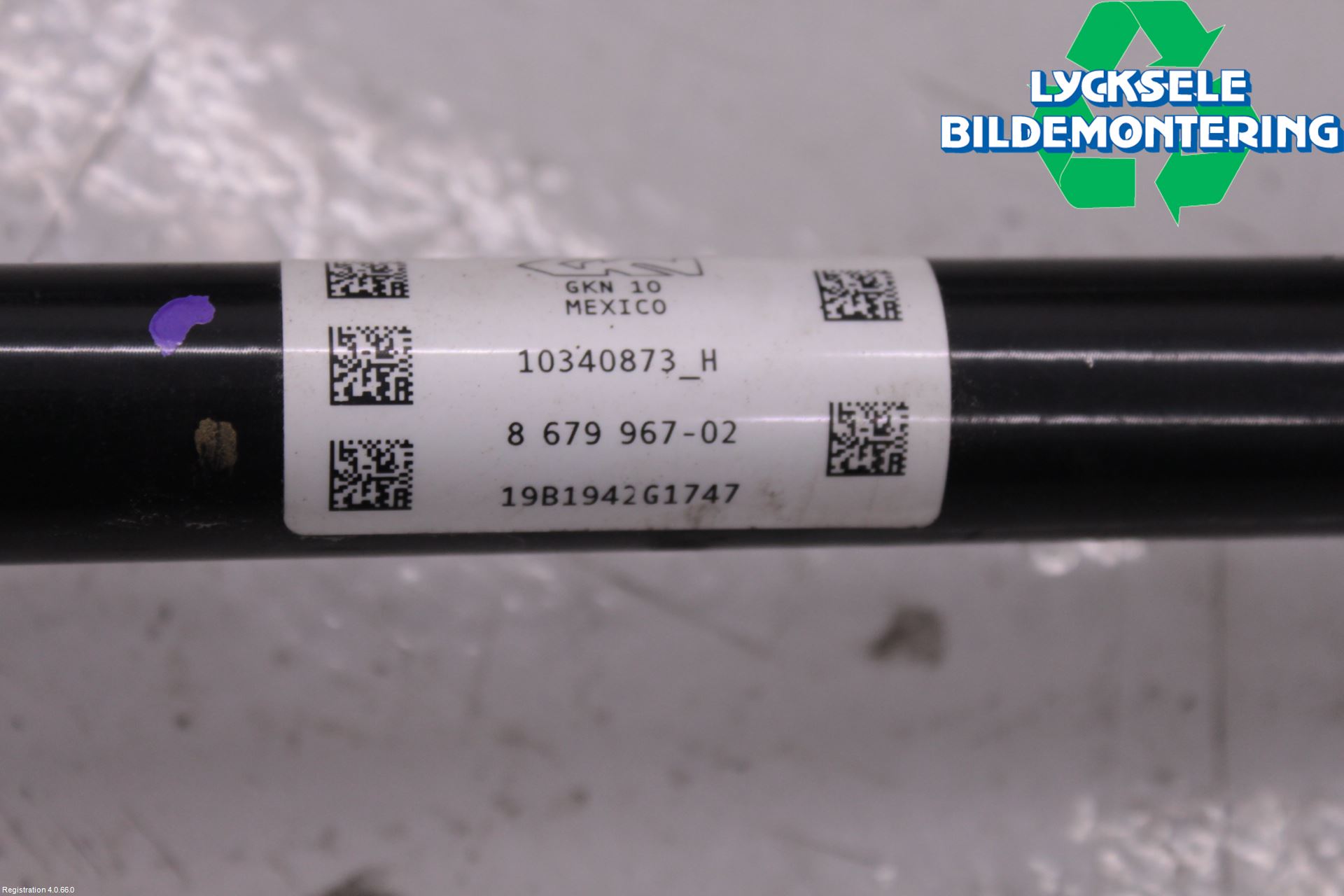 BMW X3 G01 18- Drivaxel Bak Vänster