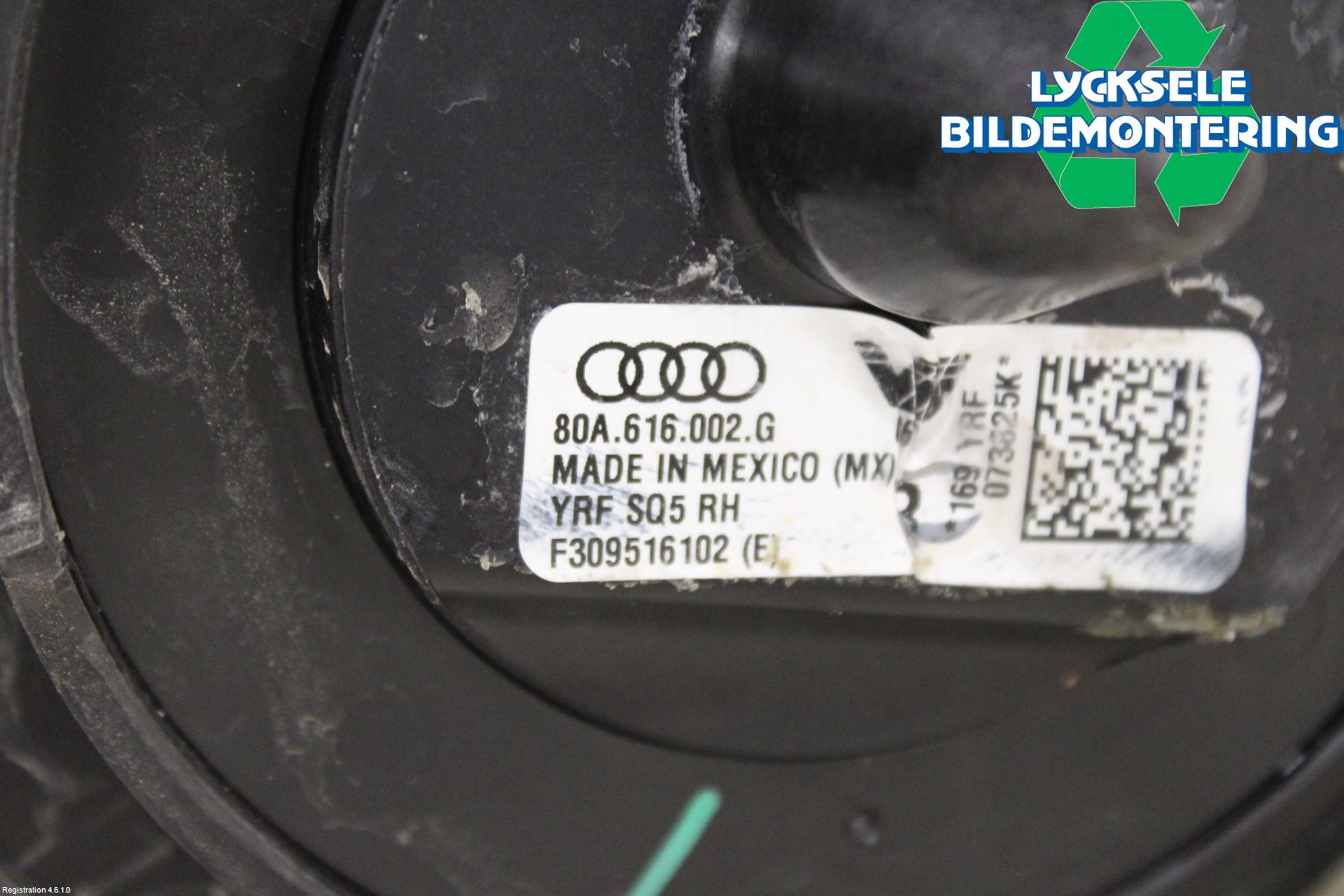 Audi Q5/SQ5 17- Nivå-Luftfjädring Bälg