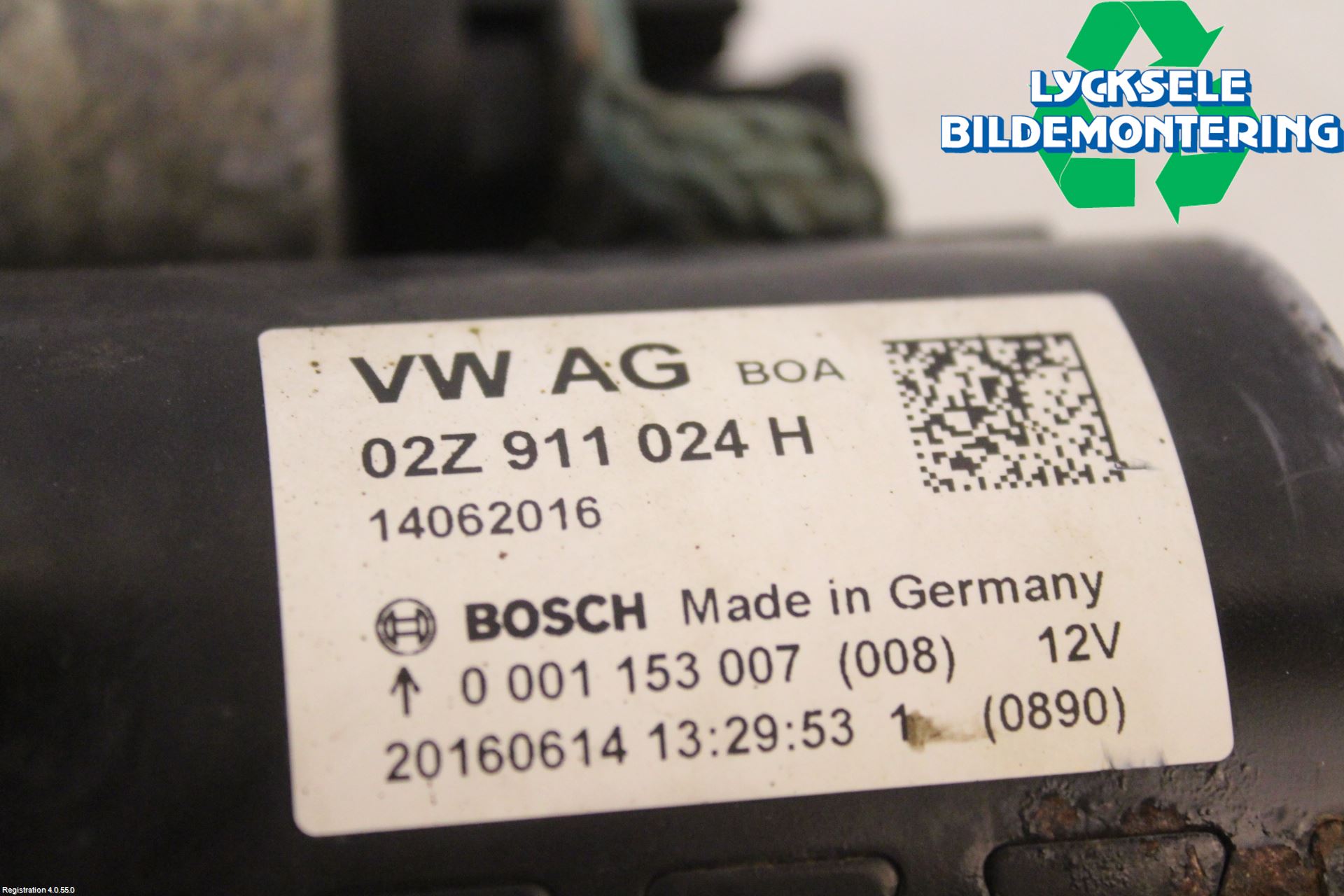 Volkswagen VW TRANSP/CARAVELLE (T6) 16-22 Startmotor Diesel