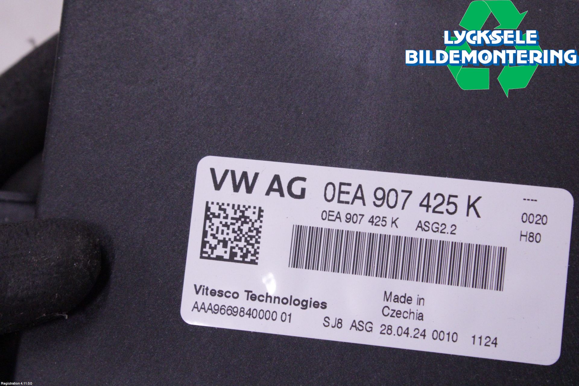 Audi Q4 E-TRON FZ 22- Styrenhet Elmotor