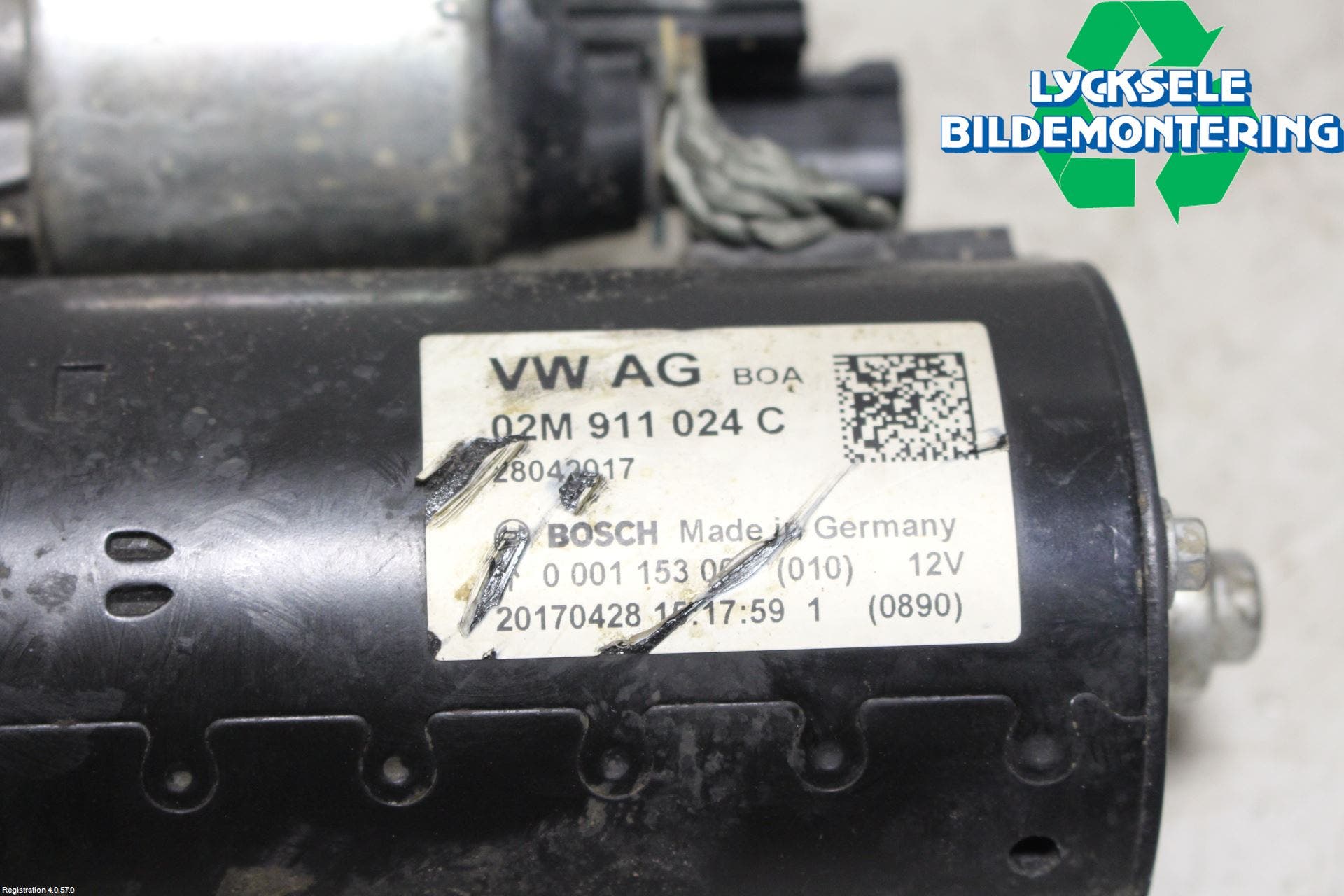 Volkswagen VW CADDY 16-20 Startmotor Diesel