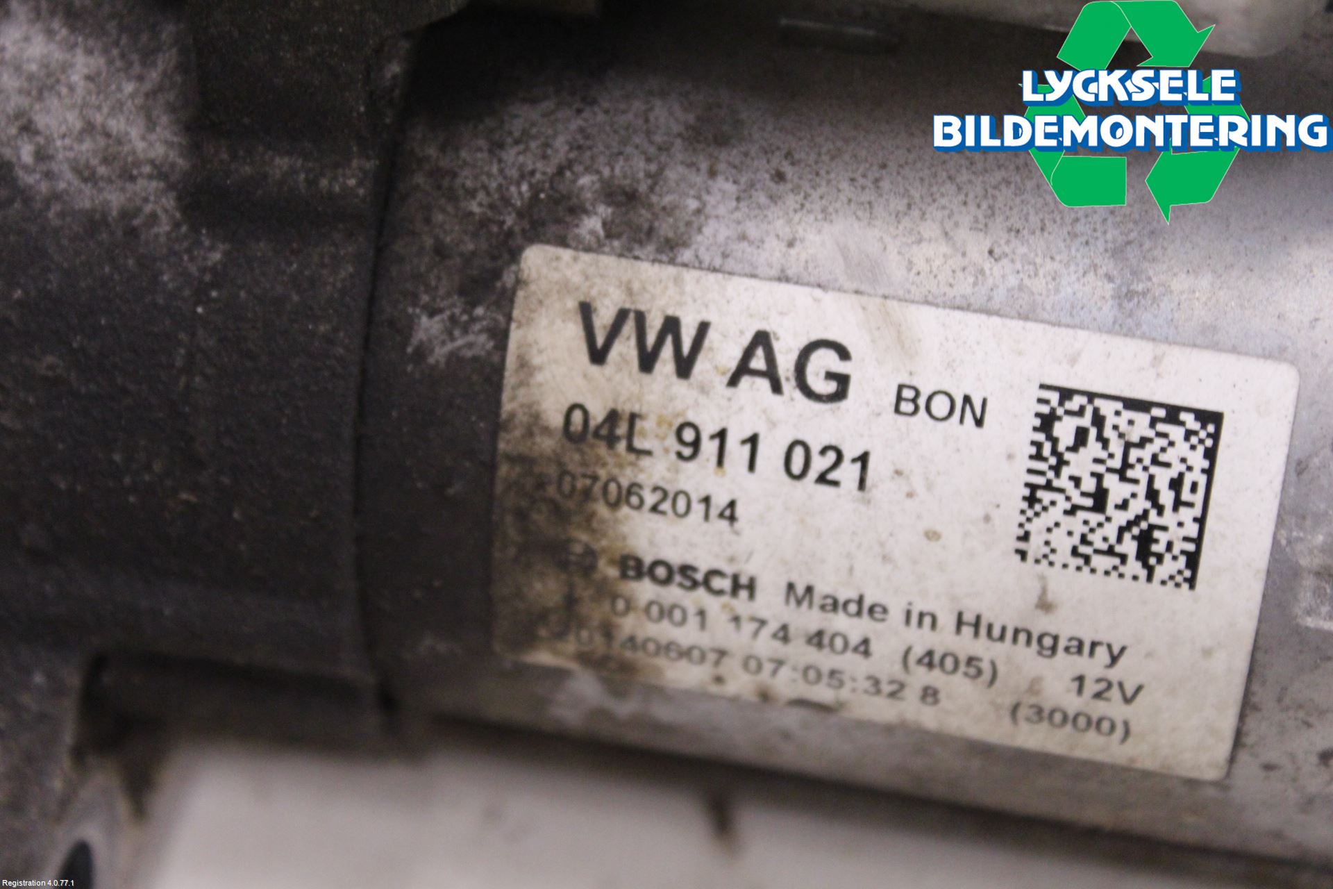 Audi A4 12-15 Startmotor Diesel