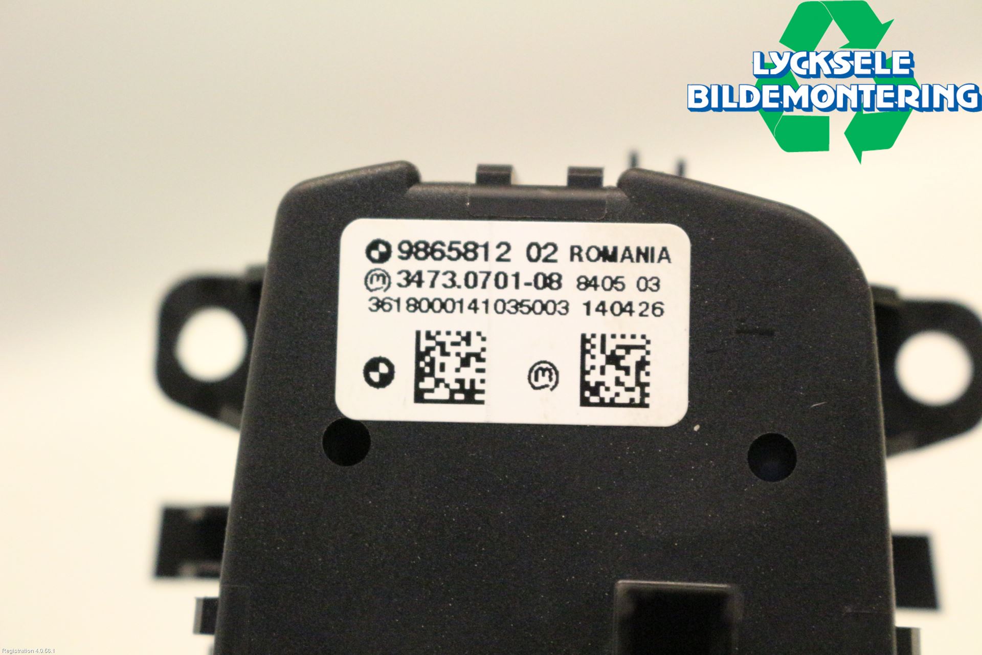 BMW i3 I01 13-22 Strömställare Ljus