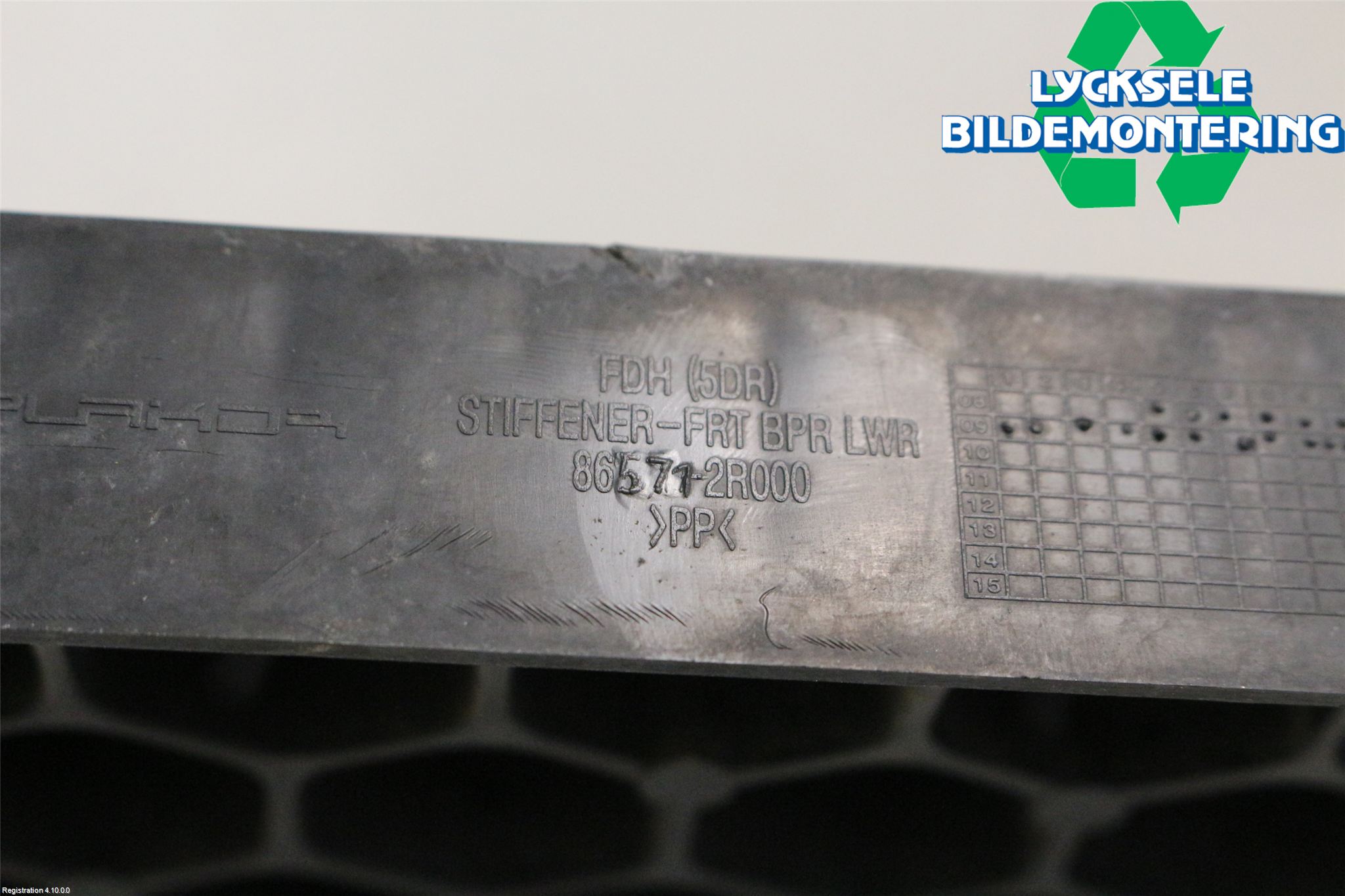 Hyundai i30 FD 07-12 Hasplåt Plåt-Plast