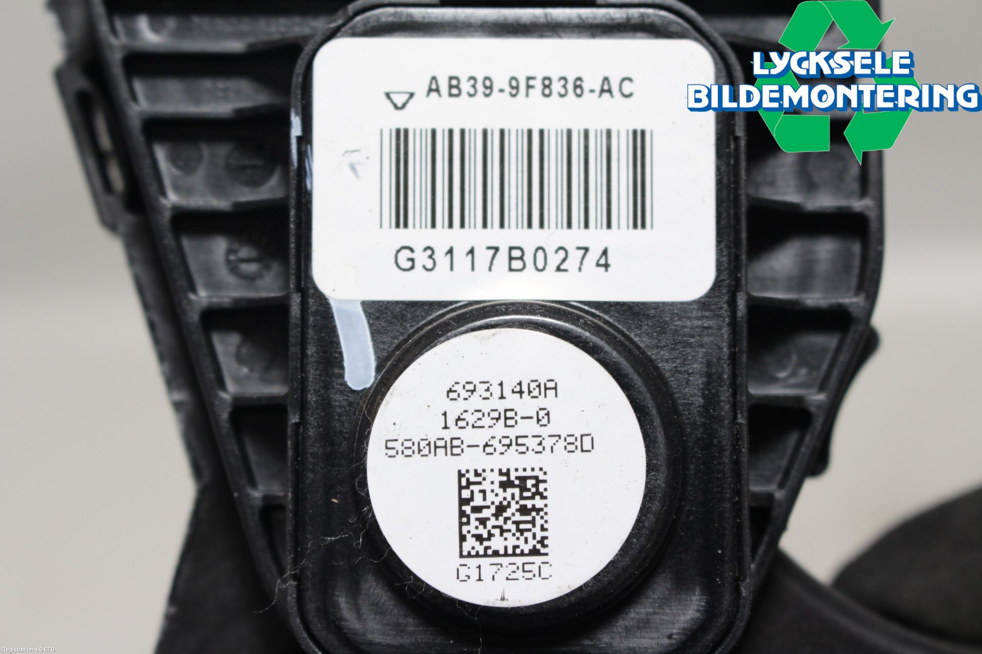 Ford RANGER EU 12-23 Gaspedal