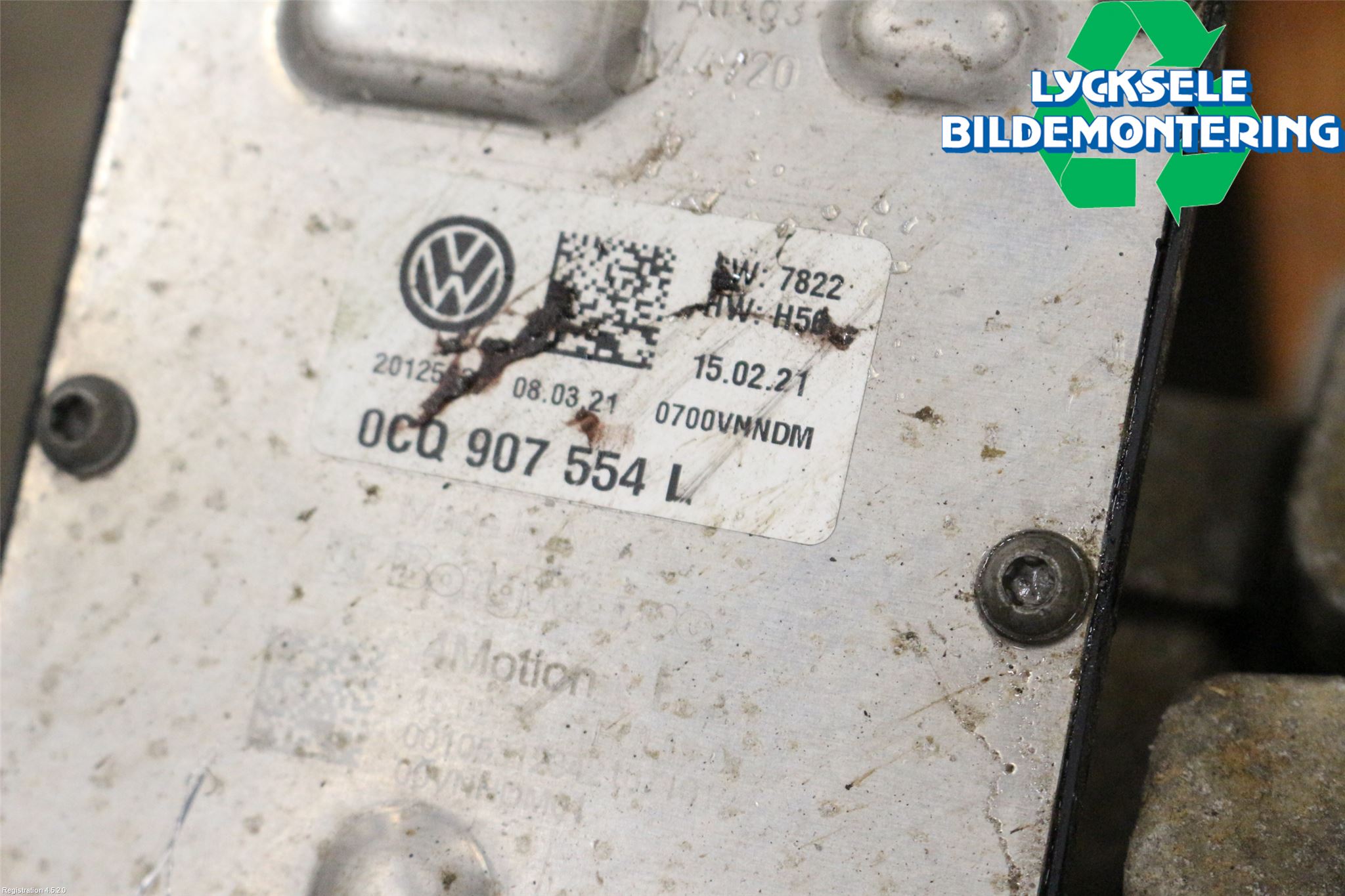 Volkswagen VW TRANSP/CARAVELLE (T6) 16-22 Bakväxel-Diff