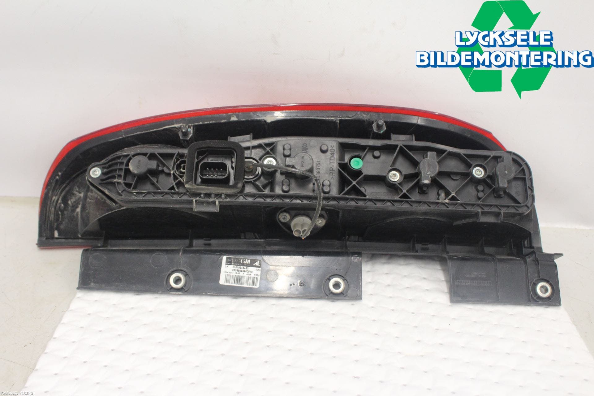 Opel COMBO D 12-18 Bakljus Vänster