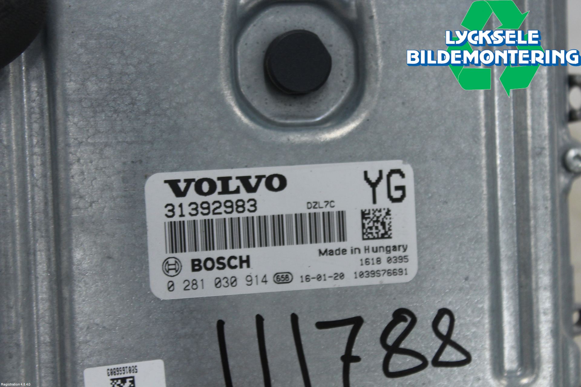 Volvo V60 14-18 Styrenhet Inspump Diesel