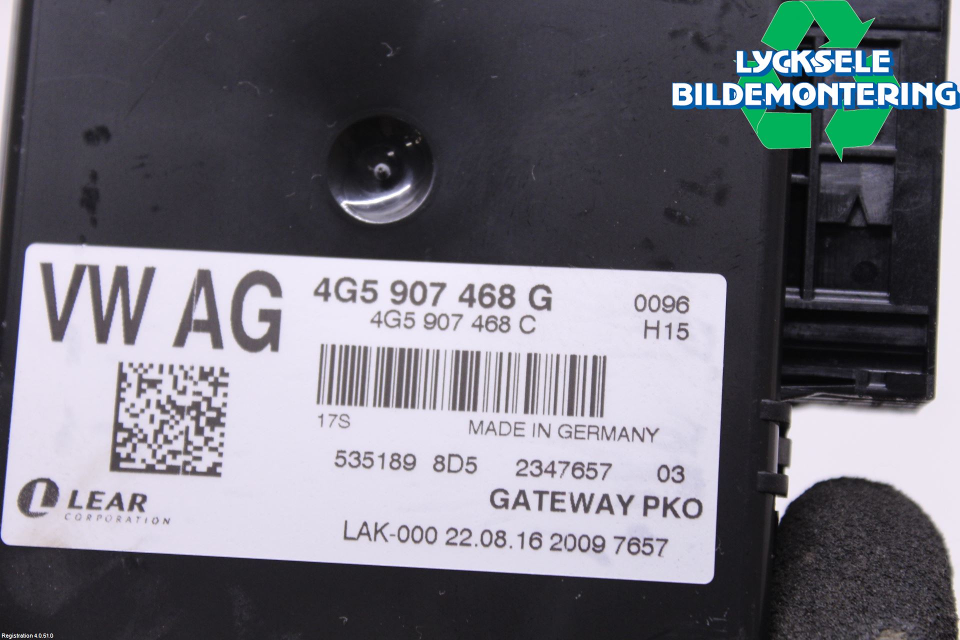 Audi A6/S6 4G 11-18 Styrenhet Övrigt