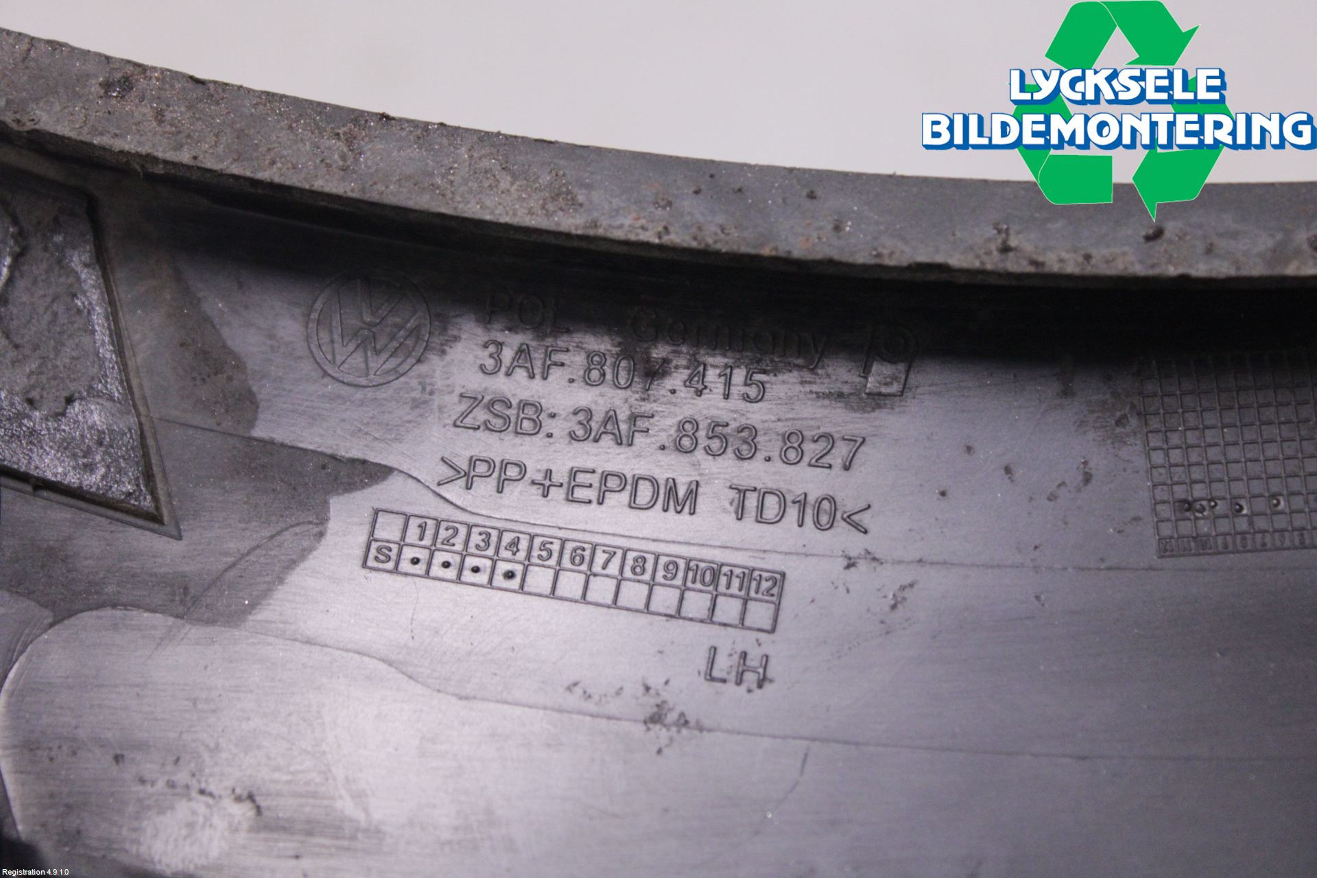 Volkswagen VW PASSAT 11-14 Skärmbreddare