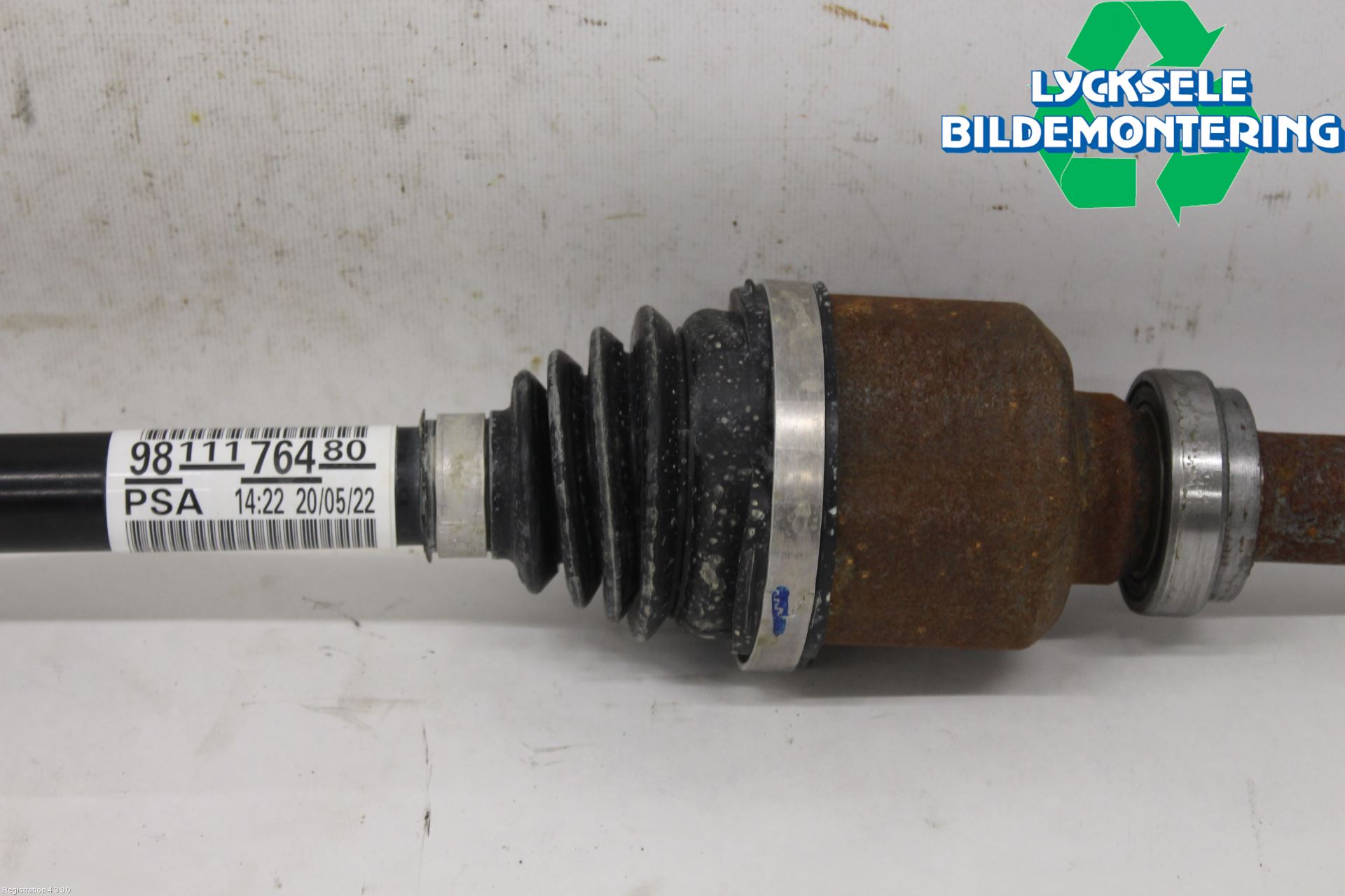Citroen C5 AIRCROSS 19- Drivaxel Fram Höger
