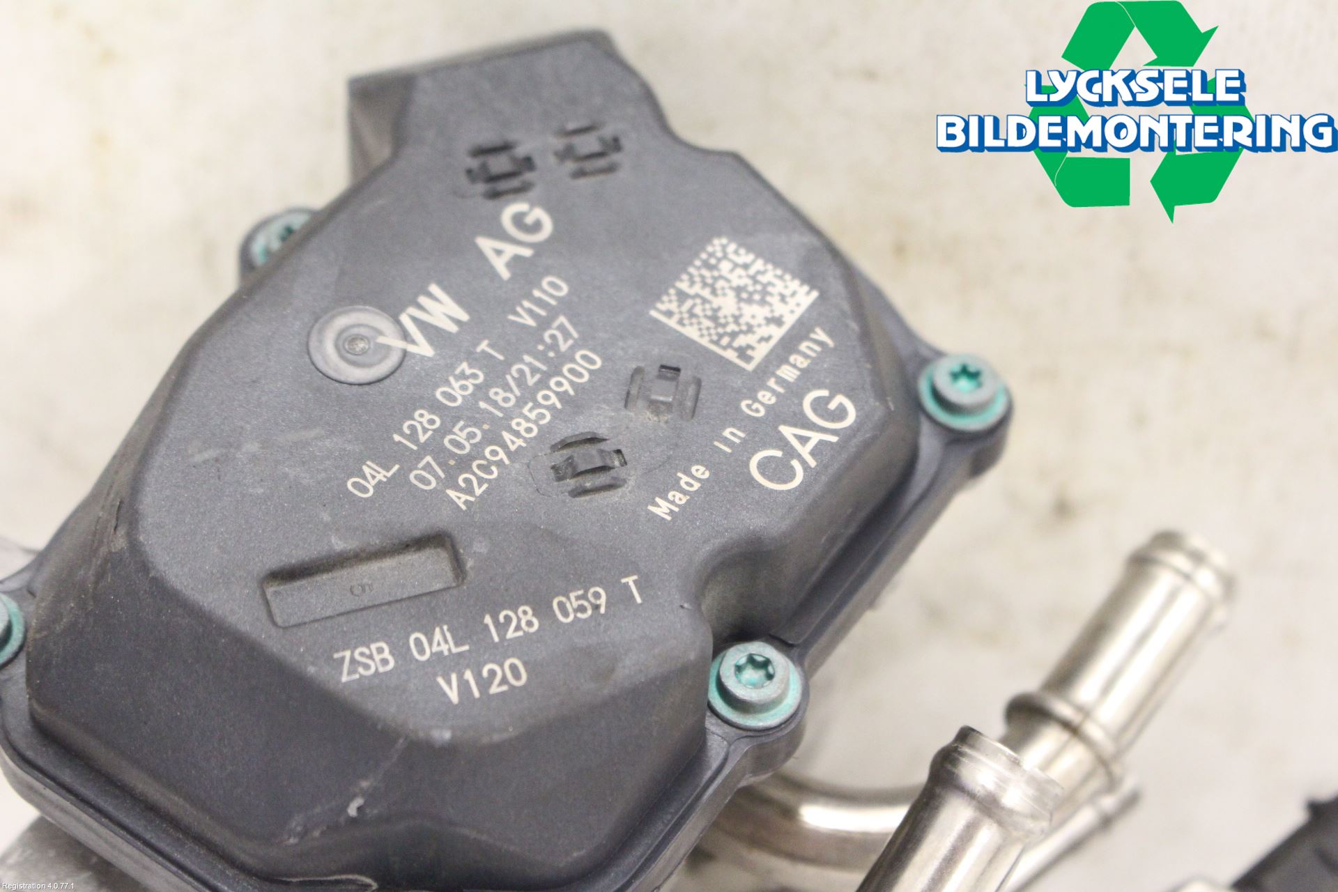 Audi A4/S4 B9 16-19 Injspjällhus