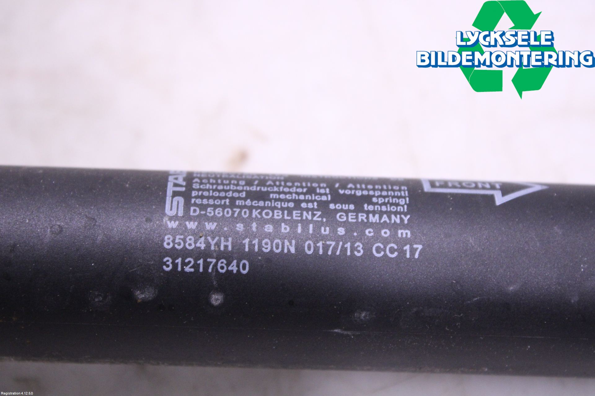 Volvo XC70 08-13 Gasfjäder Baklucka