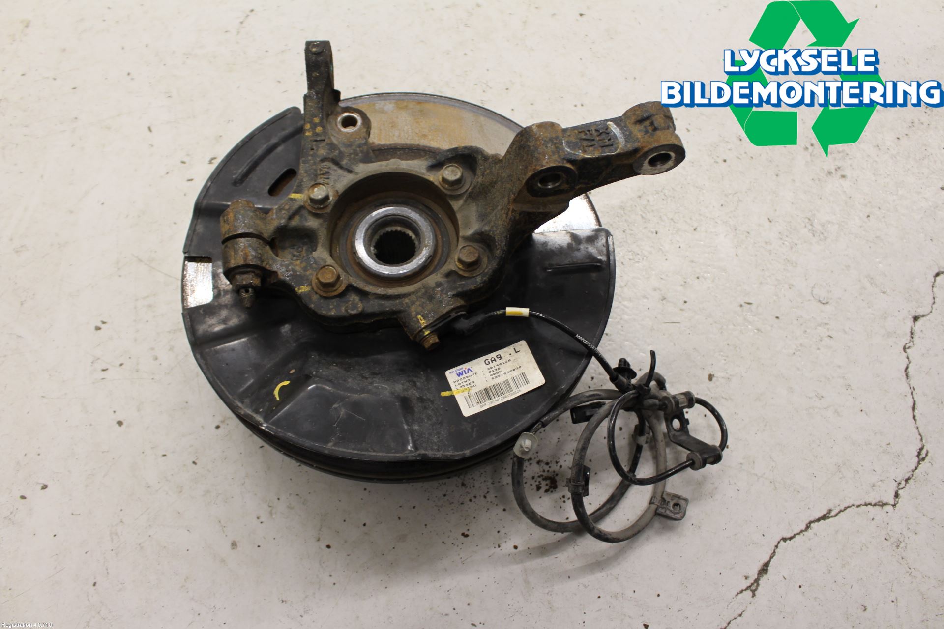 Kia SORENTO 10-14 Styrspindel Lagerhus Vä