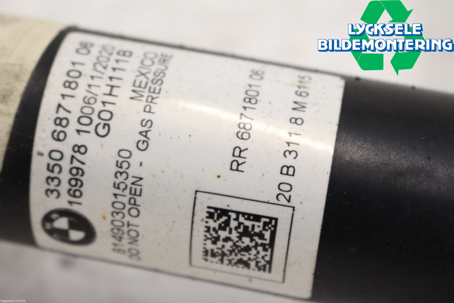 BMW X3 G01 18- Fjäderben Bak Vä-Hö