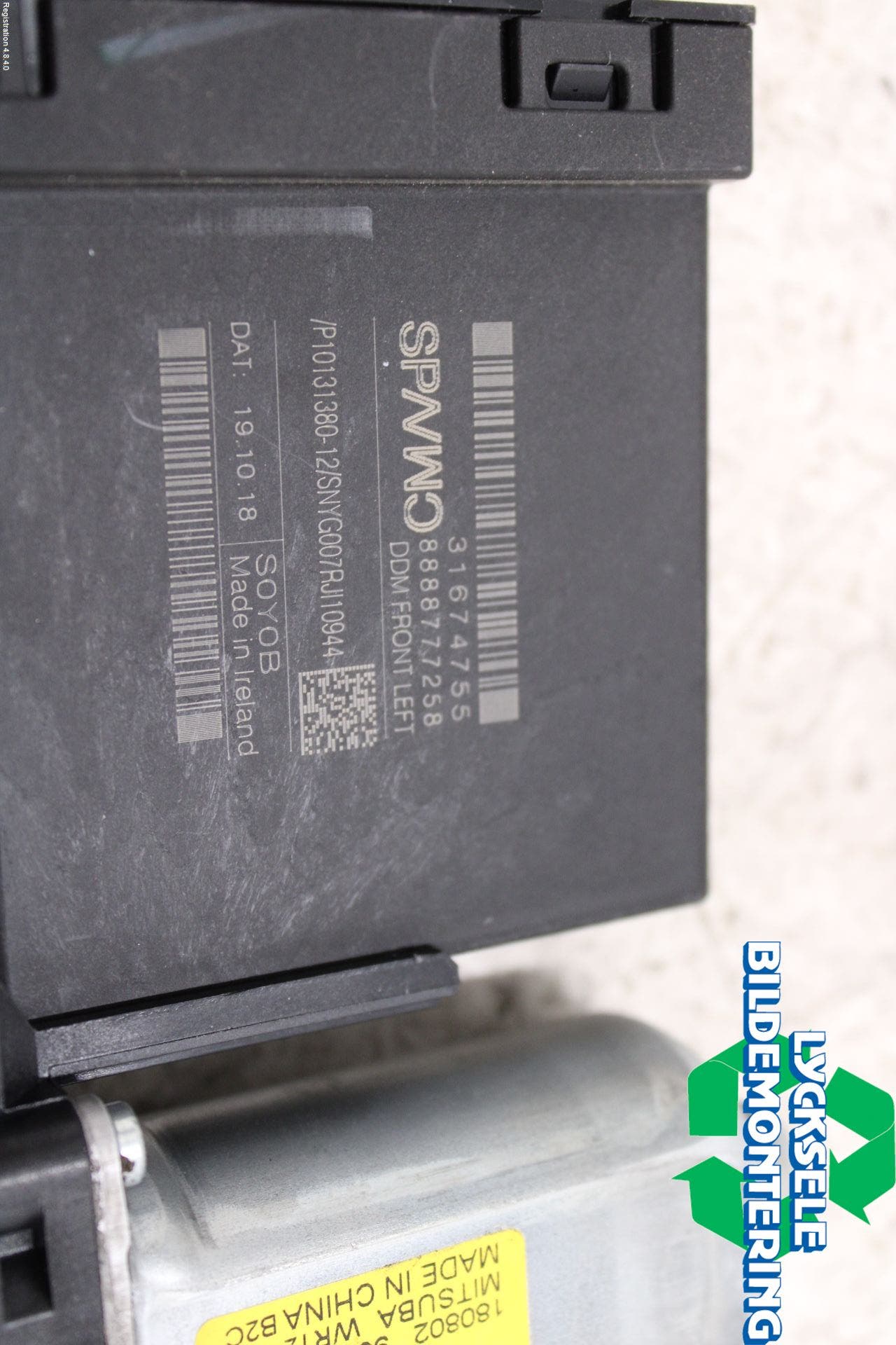 Volvo V60 19- Fönsterhissmotor