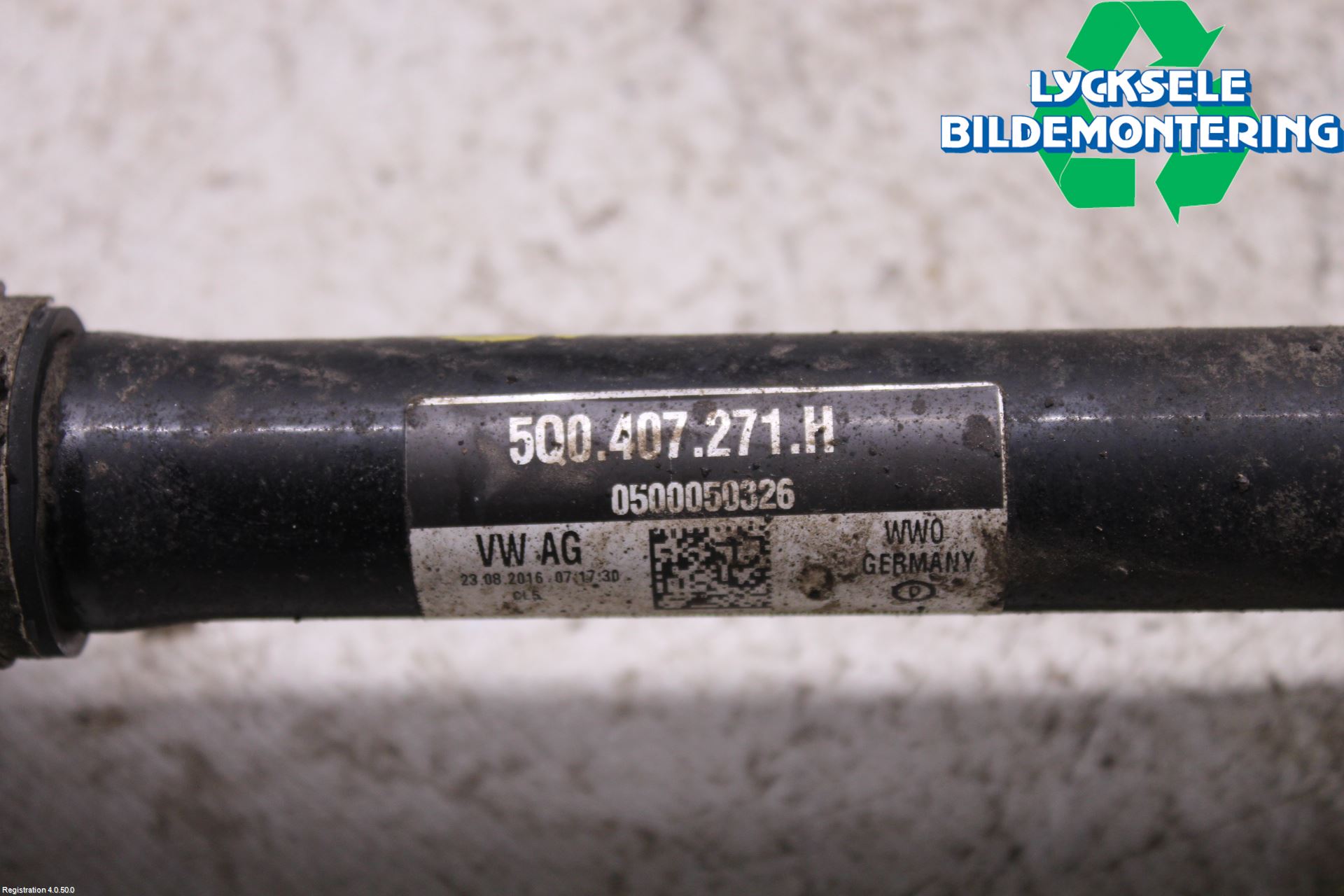 Volkswagen VW GOLF / E-GOLF VII 13-20 Drivaxel Fram Vänster