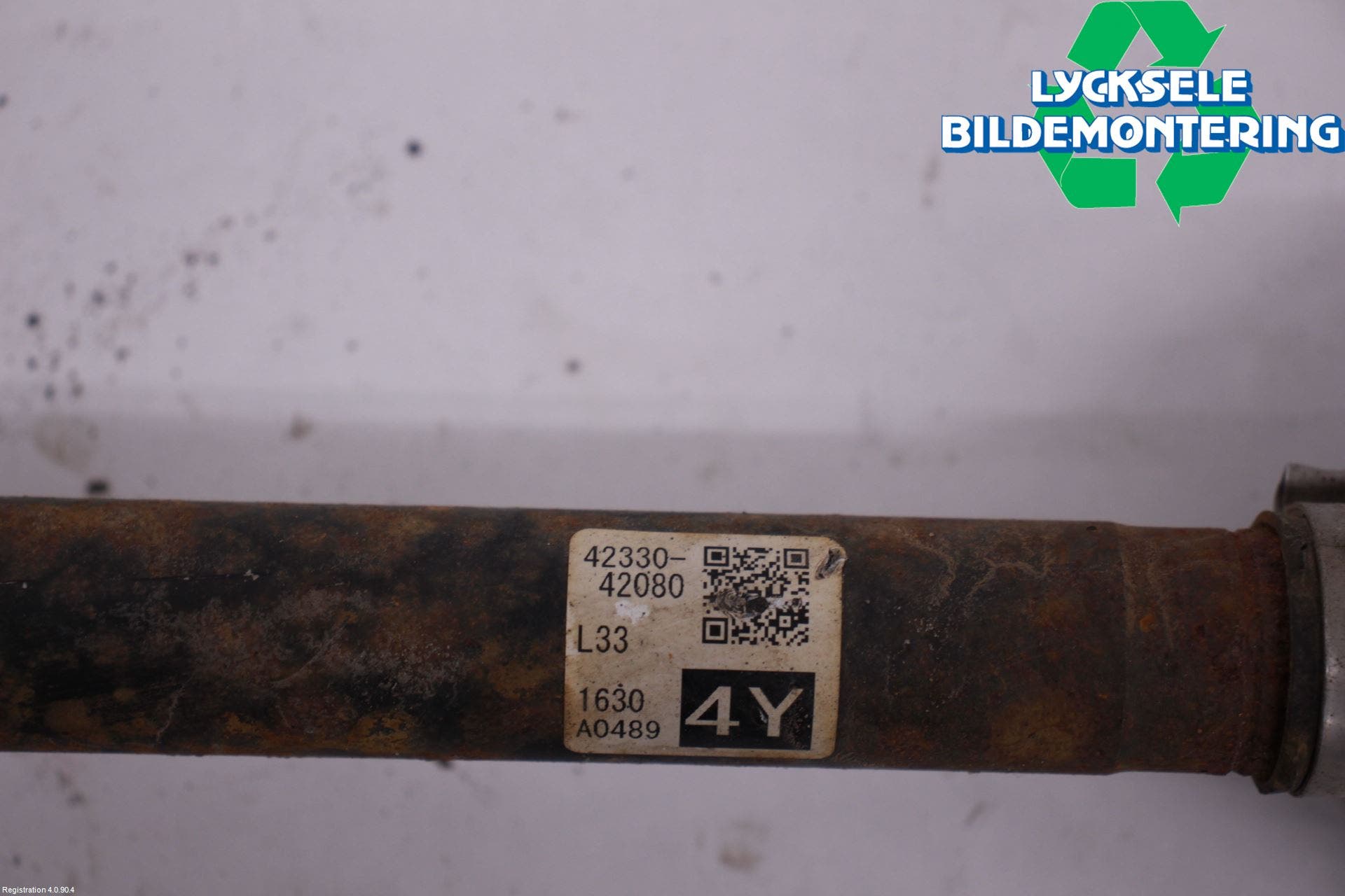 Toyota RAV4 19- Drivaxel Bak Höger