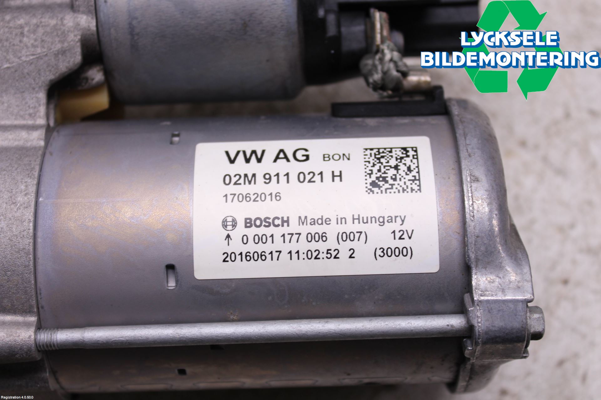 Volkswagen VW UP! / E-UP! Startmotor