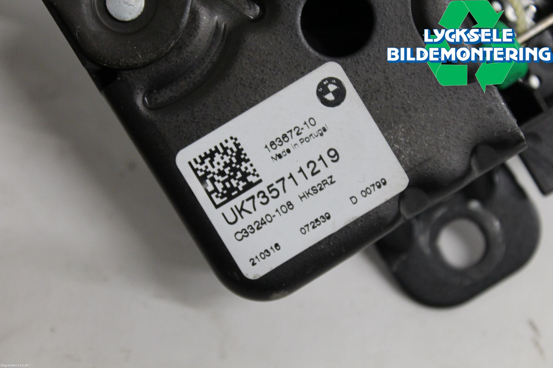 BMW 3 G20/G21/G80/G81 19- Låskista Baklucka