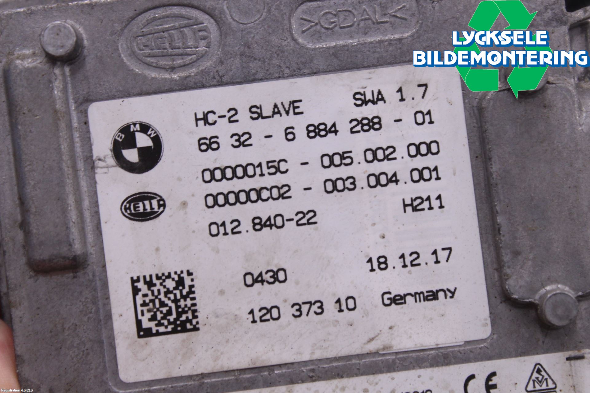 BMW 4 F36 Gran Coupé 14-20 Sensor Aktivt Kollisionsskydd