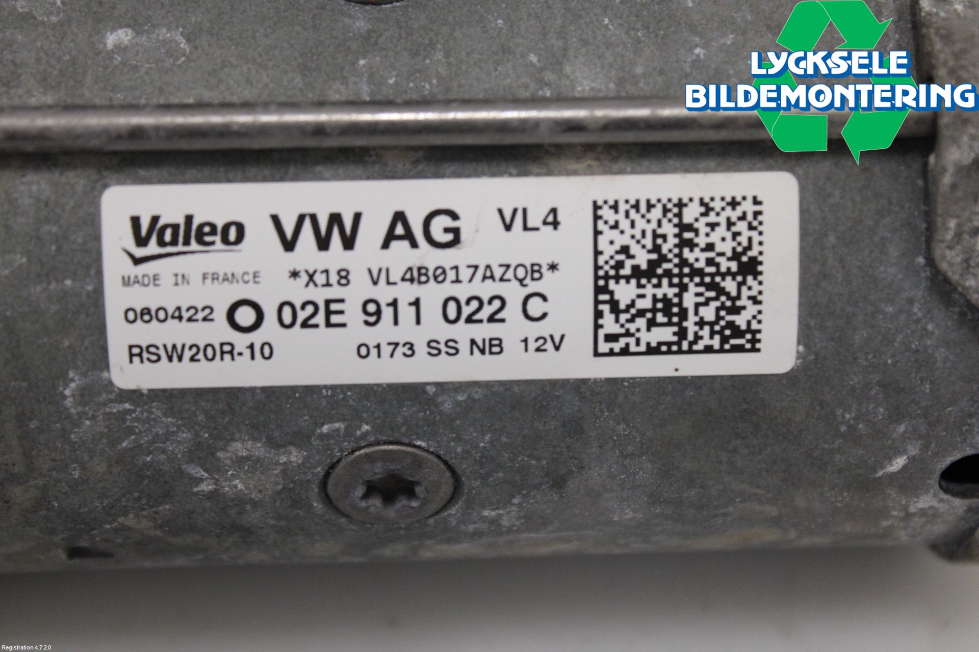 Volkswagen VW T-ROC 18- Startmotor Diesel