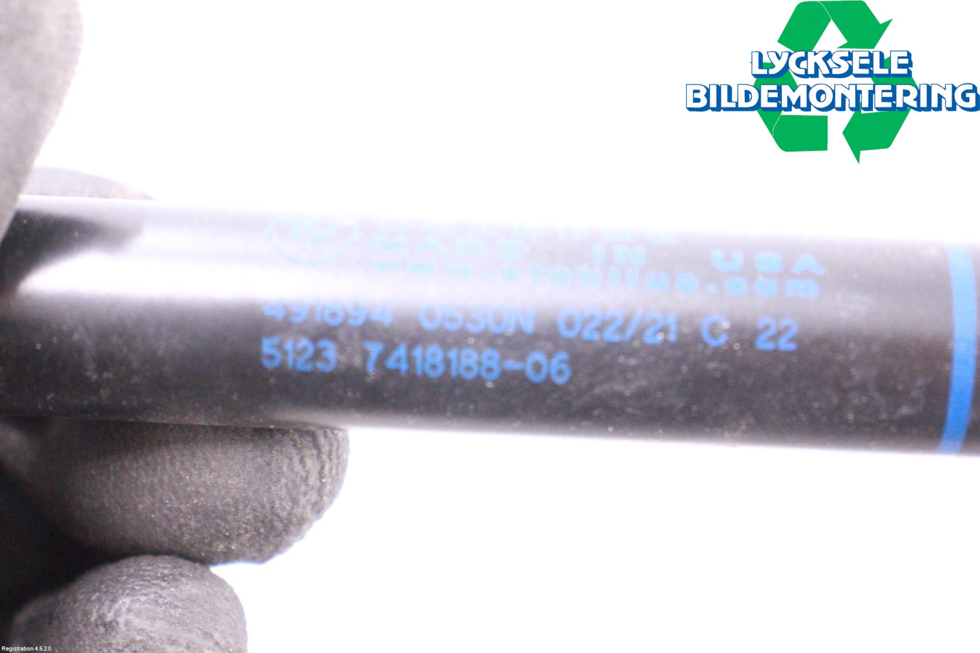 BMW X7 G07 19- Gasfjäder Motorhuv