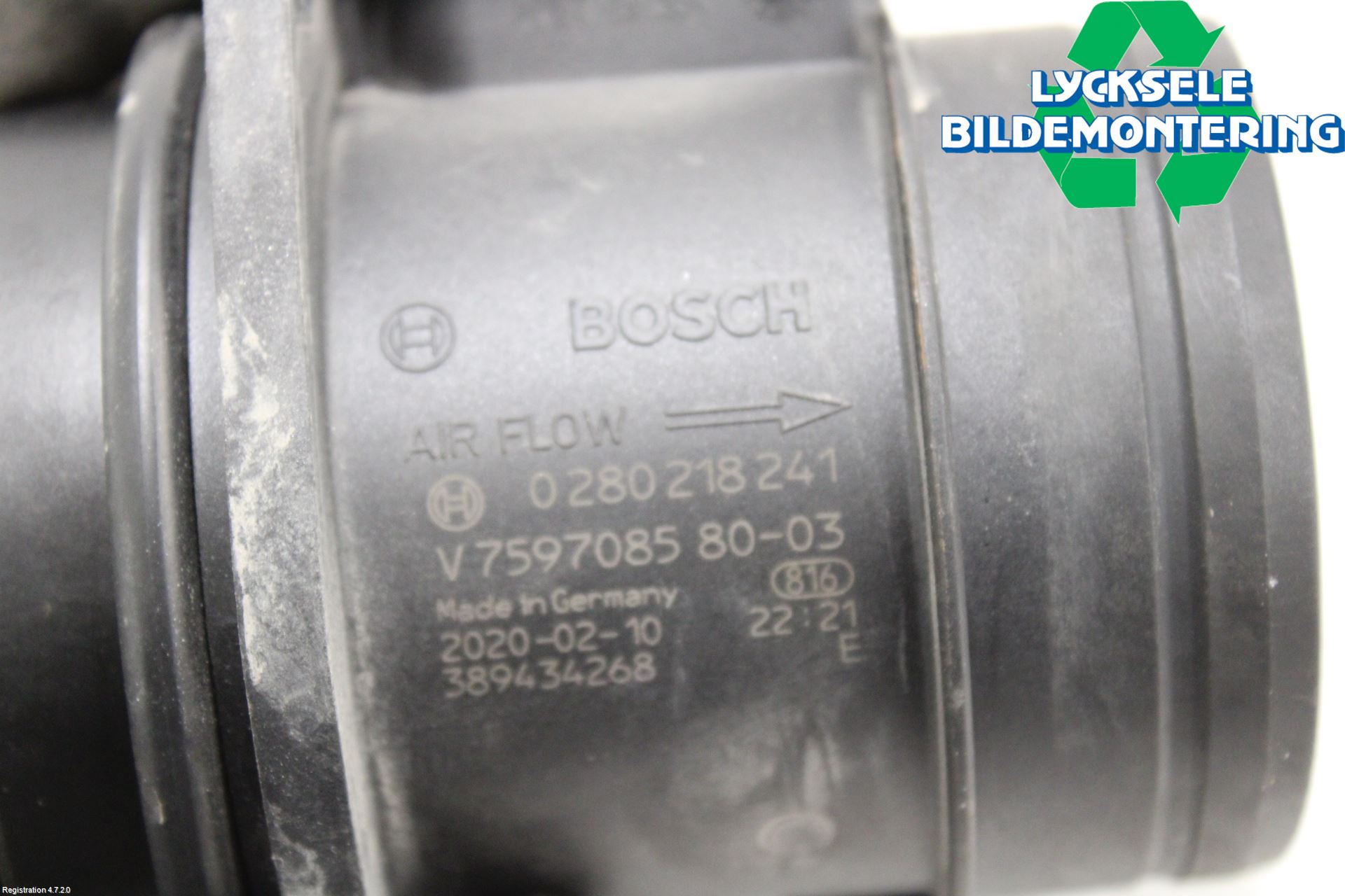 Peugeot 3008 17-24 Injluftmassamätare