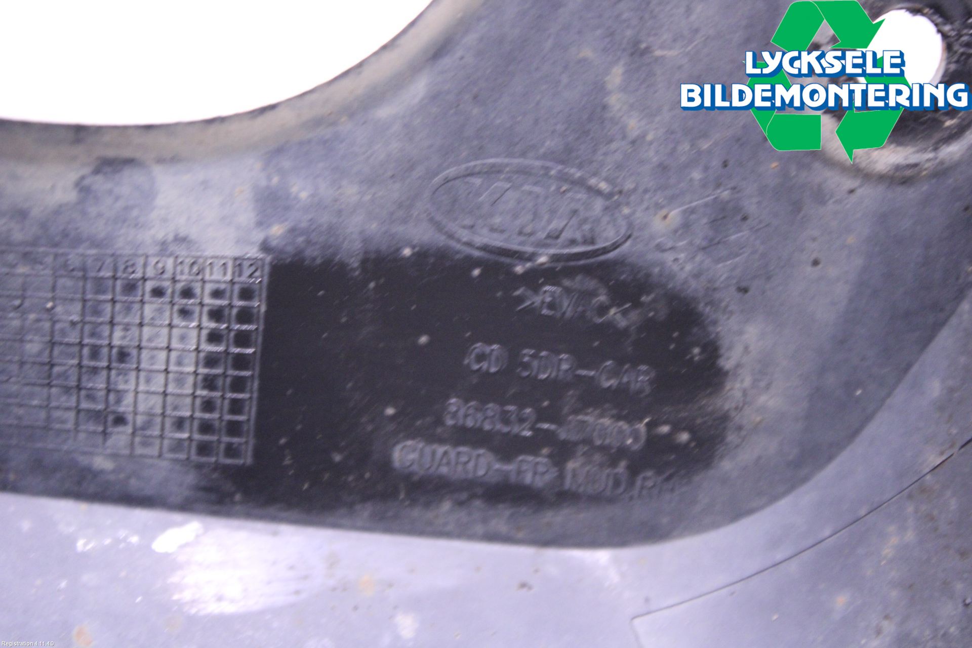 Kia CEED 12-18 Stänkskydd