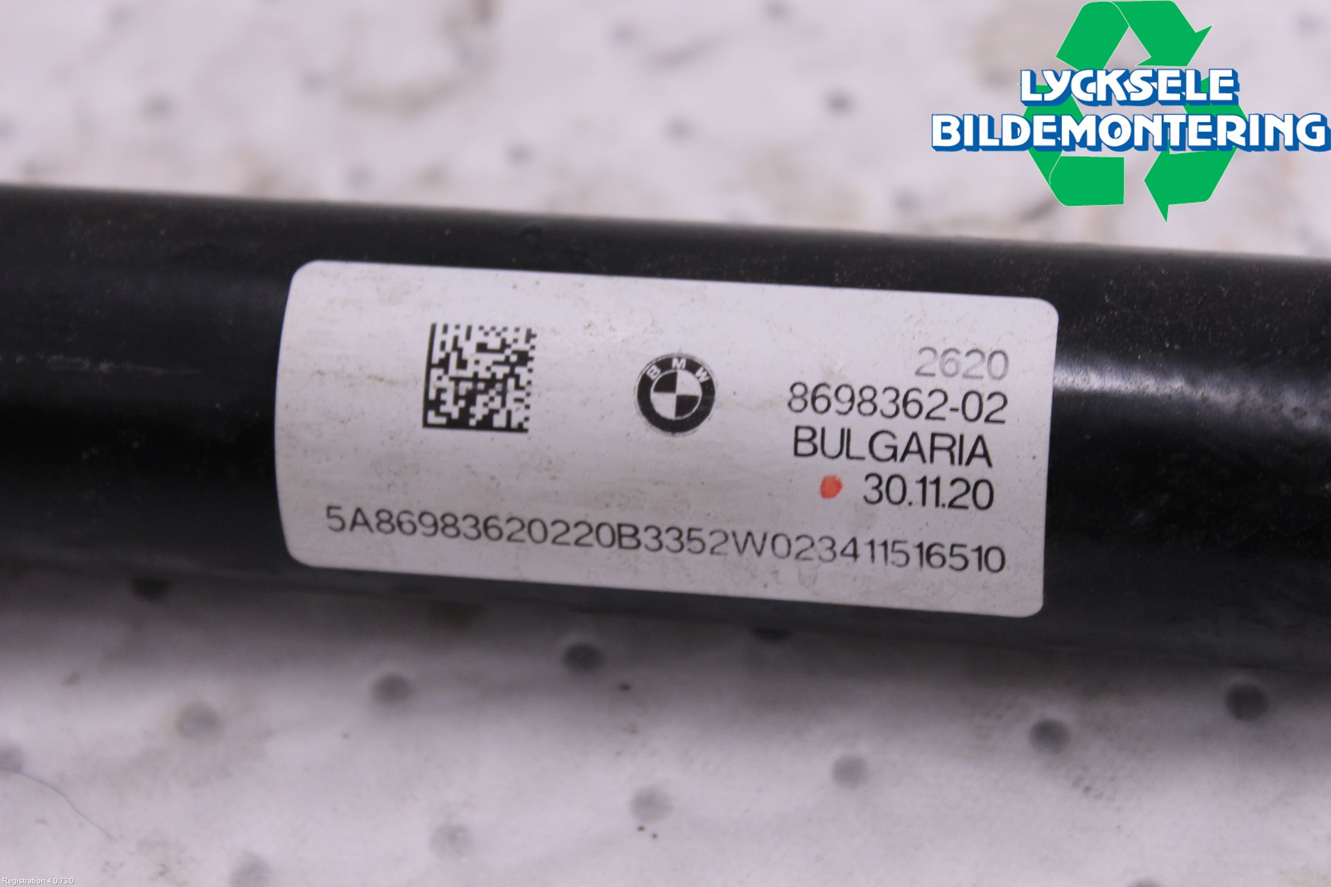 BMW 3 G20/G21/G80/G81 19- Mellanaxel Främre 4Wd