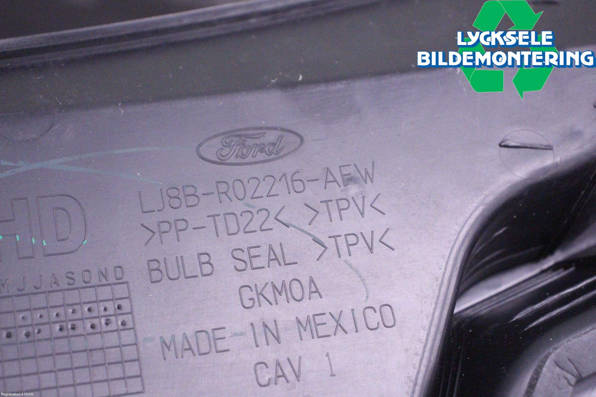 Ford MUSTANG Mach-E 21- Torpedplåt-Torpedplast