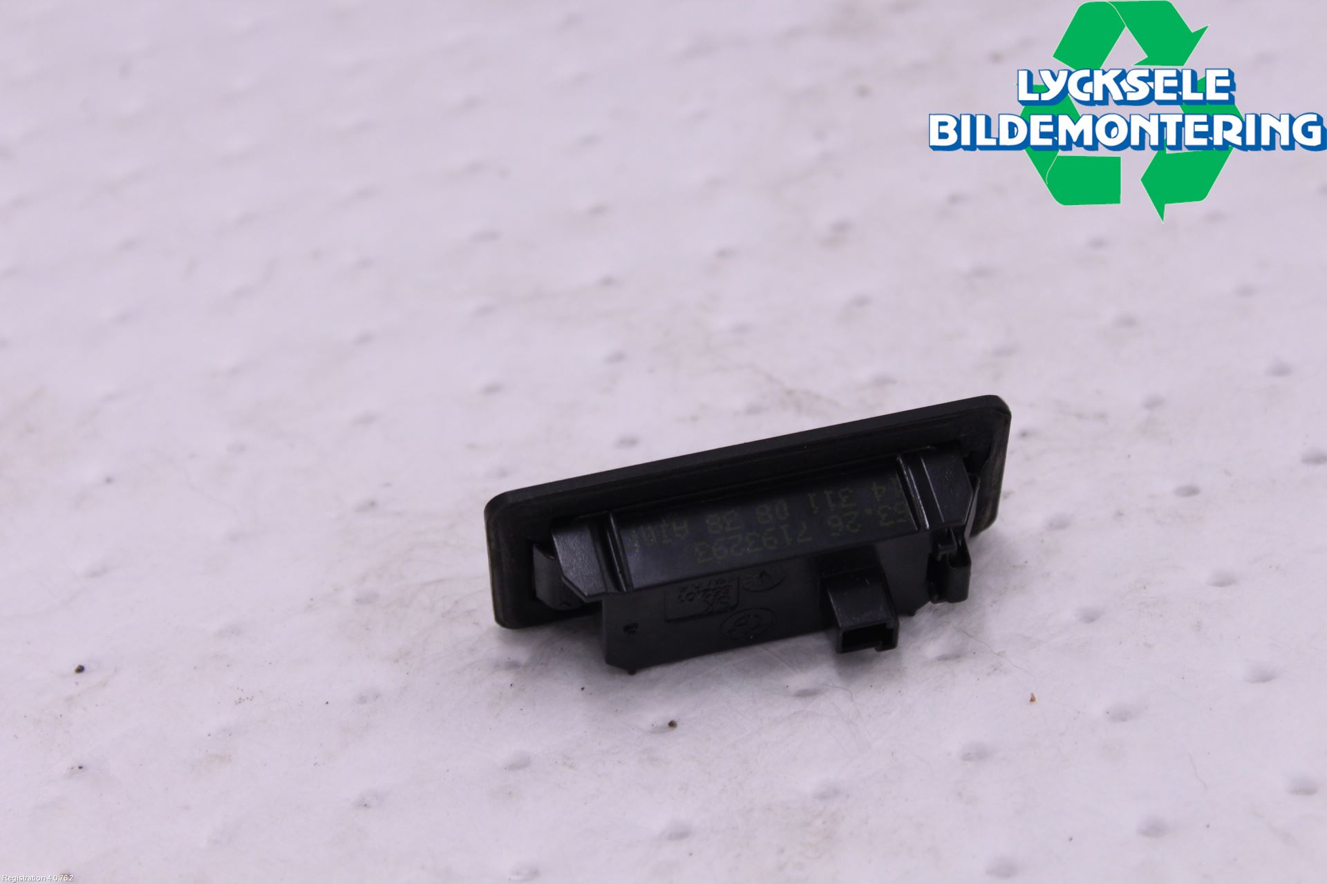 BMW X3 F25 10-17 Skylt Belysning