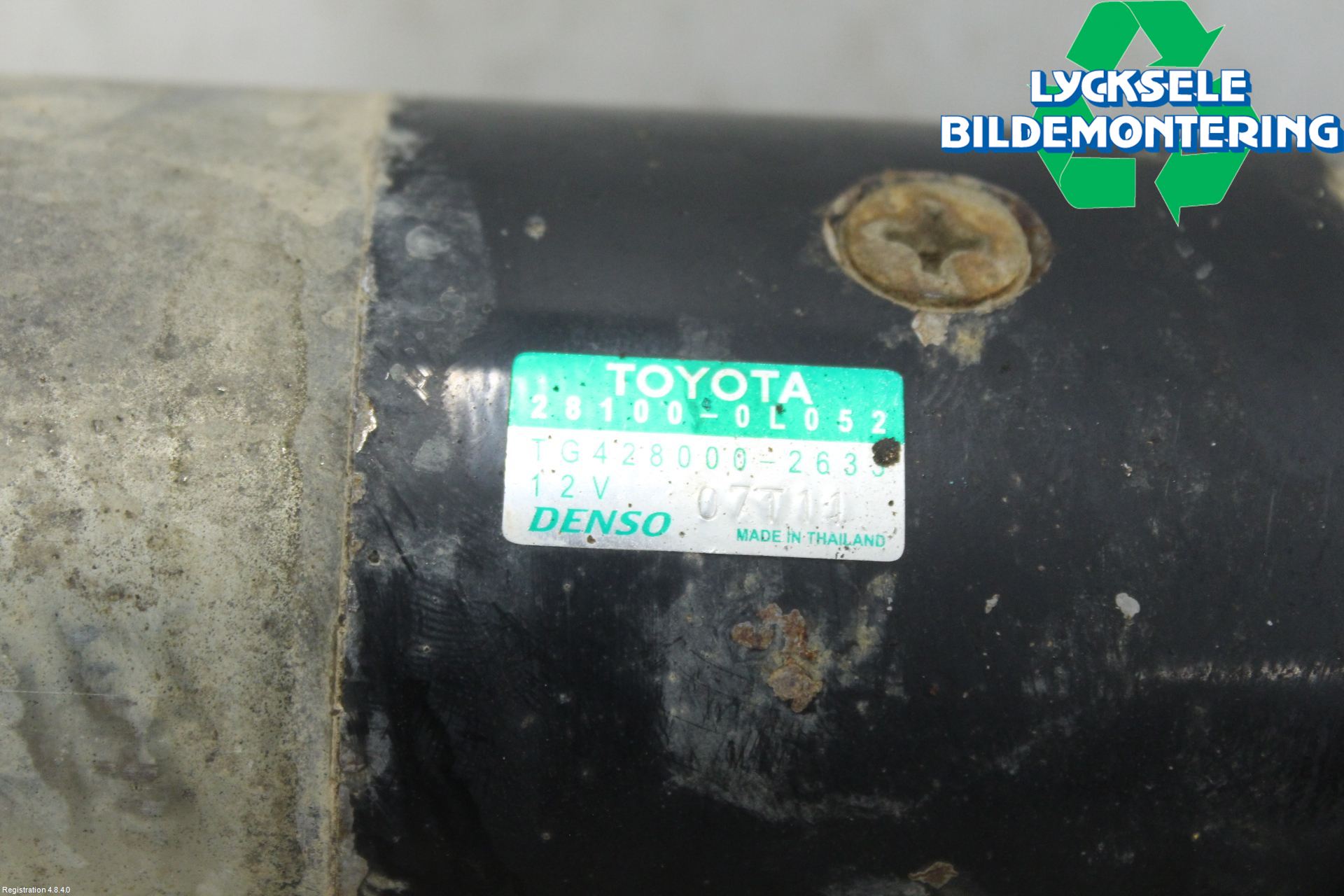 Toyota HILUX 16- Startmotor Diesel