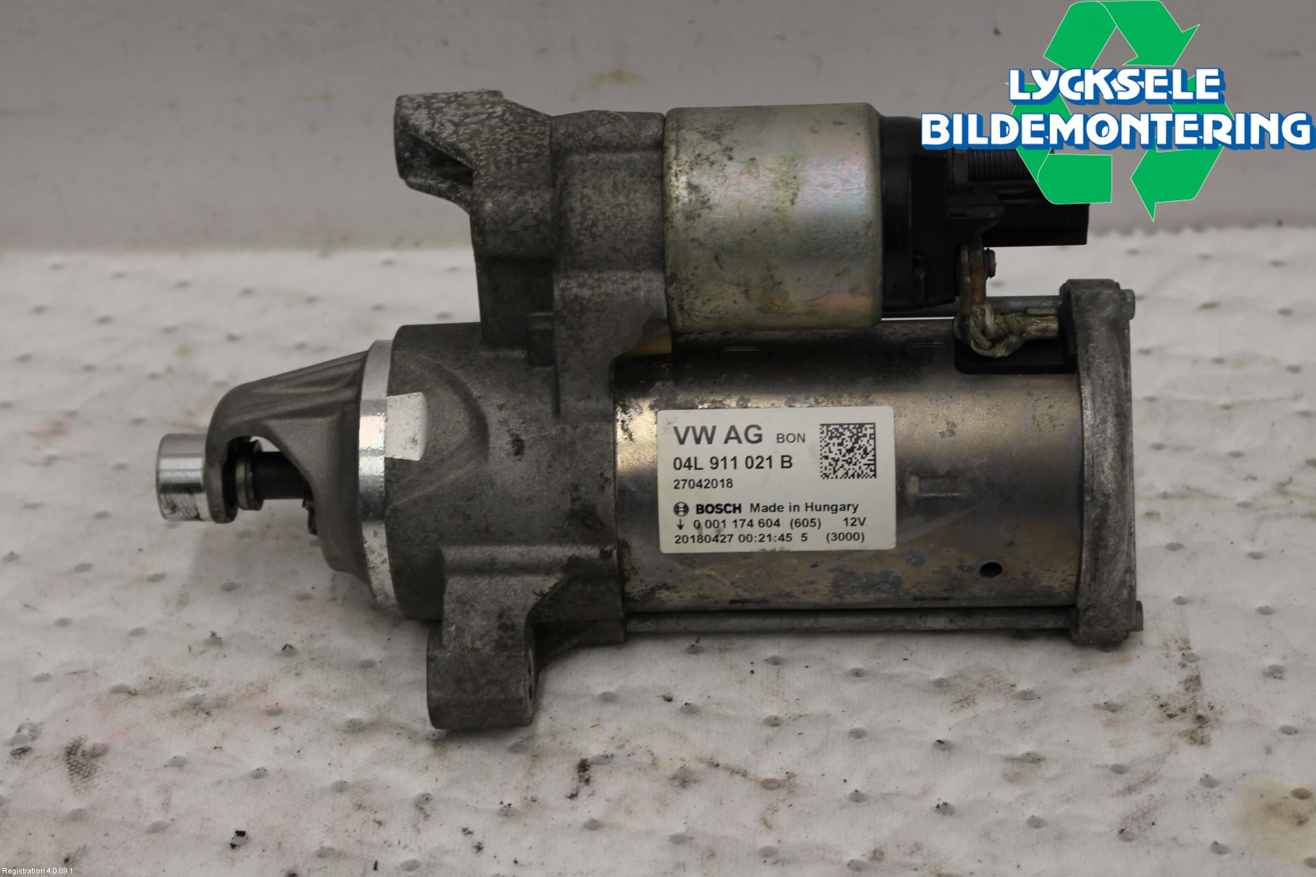 Audi A4/S4 B9 16-19 Startmotor Diesel