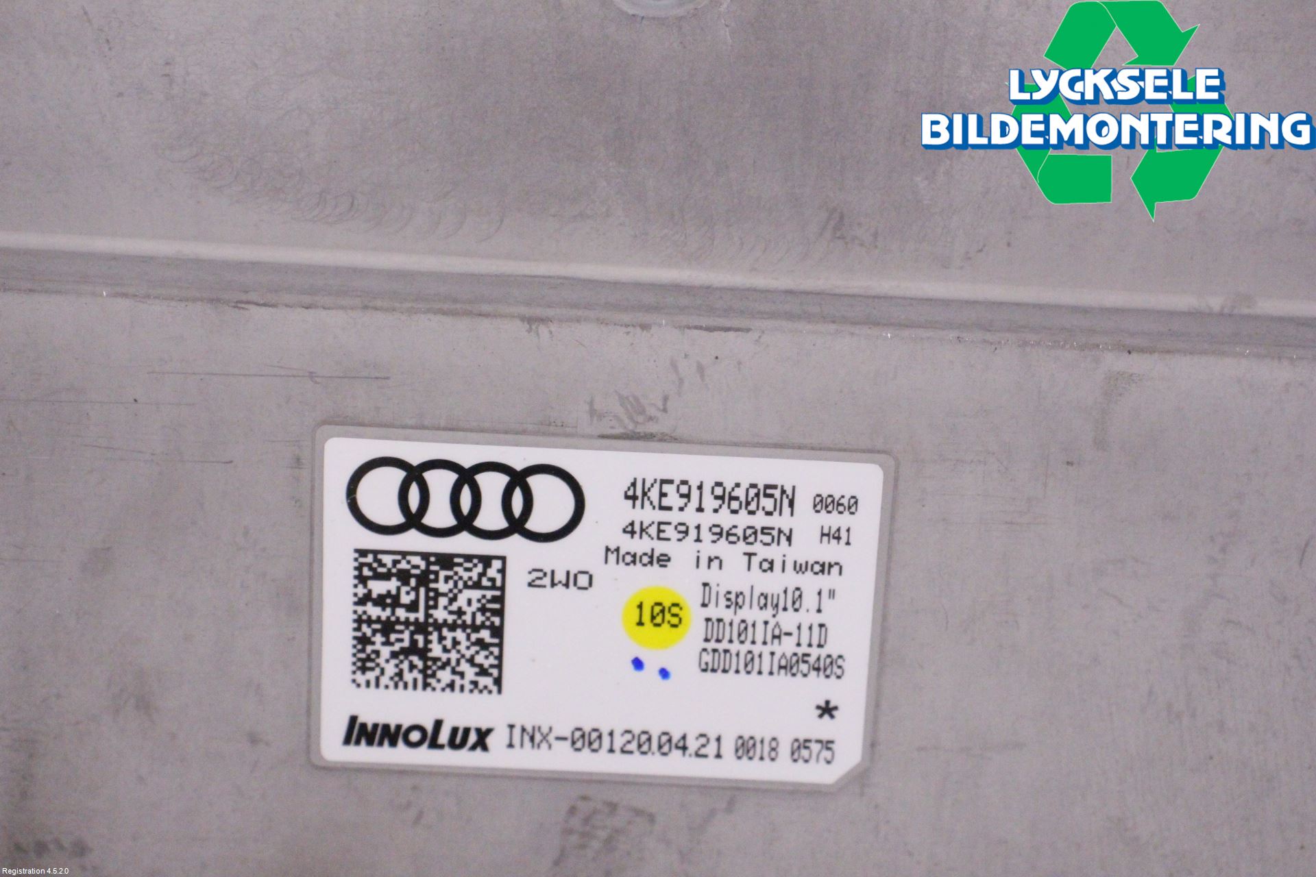 Audi E-TRON, S GE 19- Multifunktionsdisplay