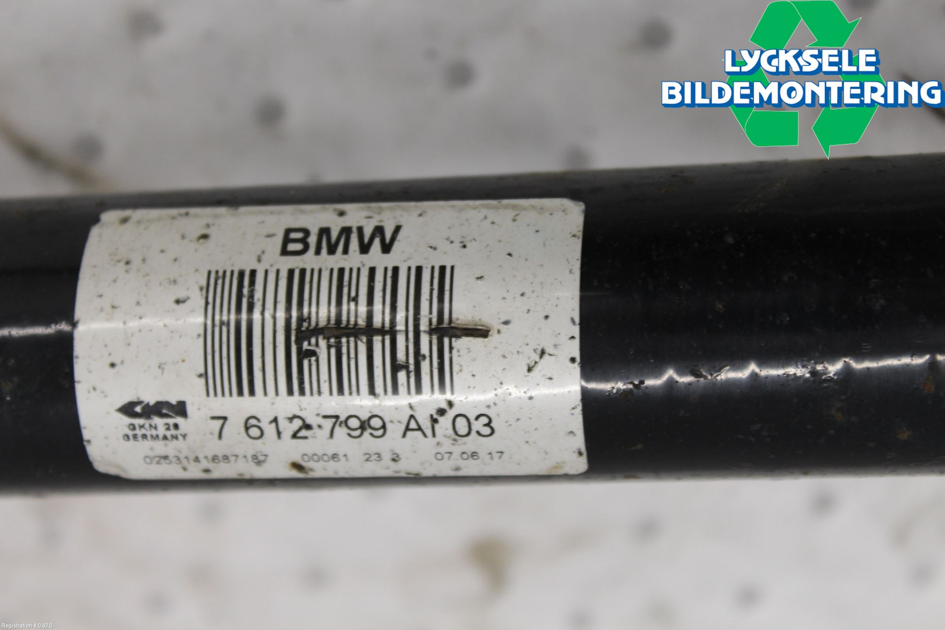 BMW X4 F26 14-18 Drivaxel Bak Vänster