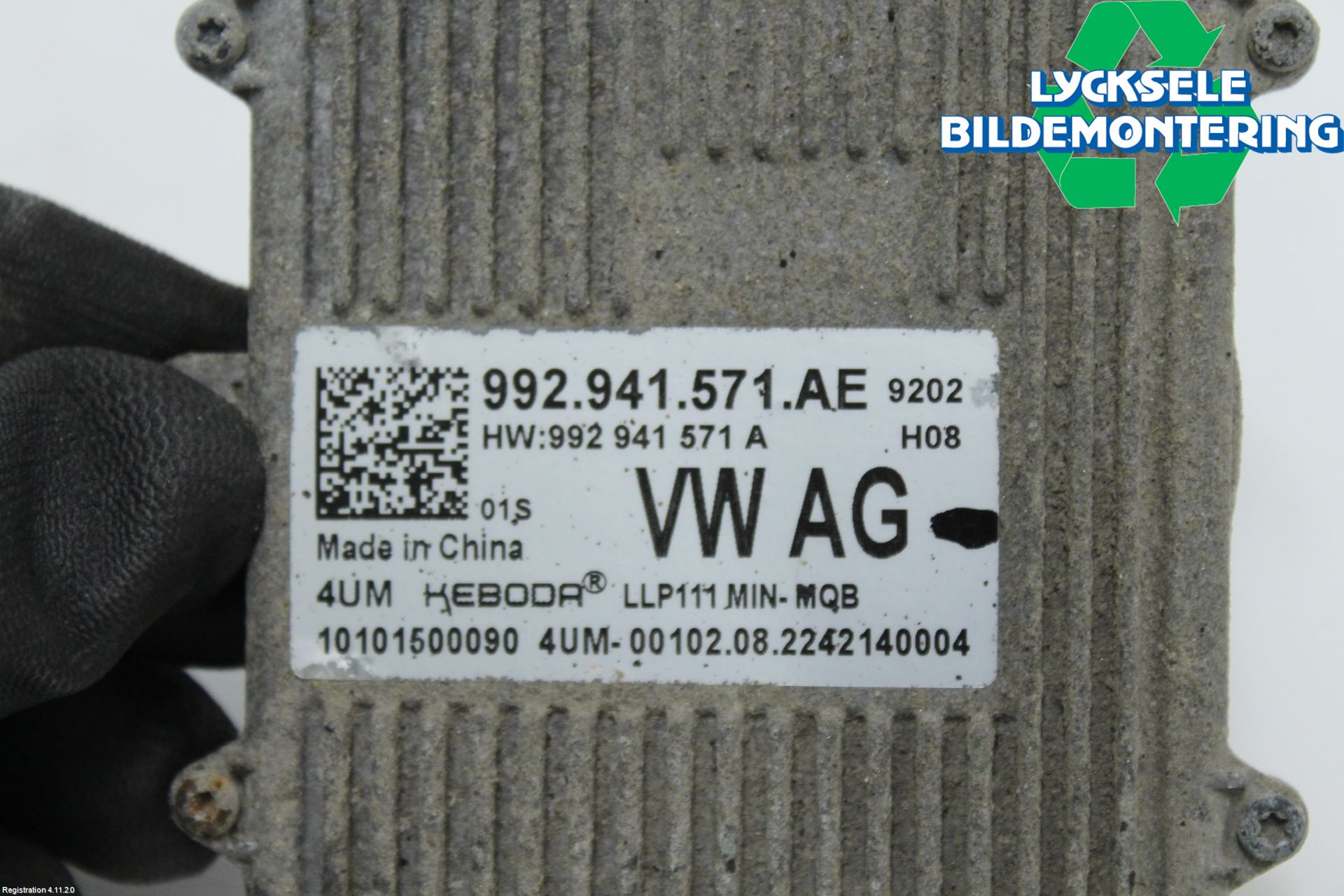 Volkswagen VW GOLF / E-GOLF VIII 20- Styrenhet Strålkastare