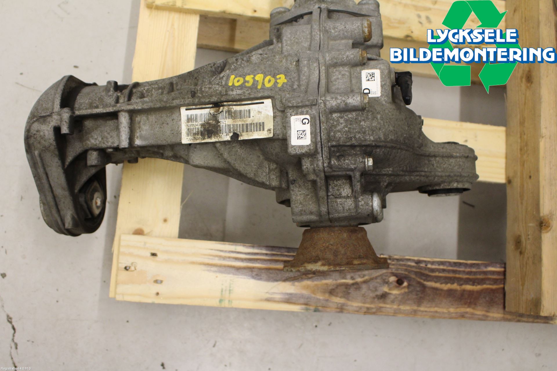 Volkswagen VW TOUAREG 7L 03-10 Framvagn Diffrential