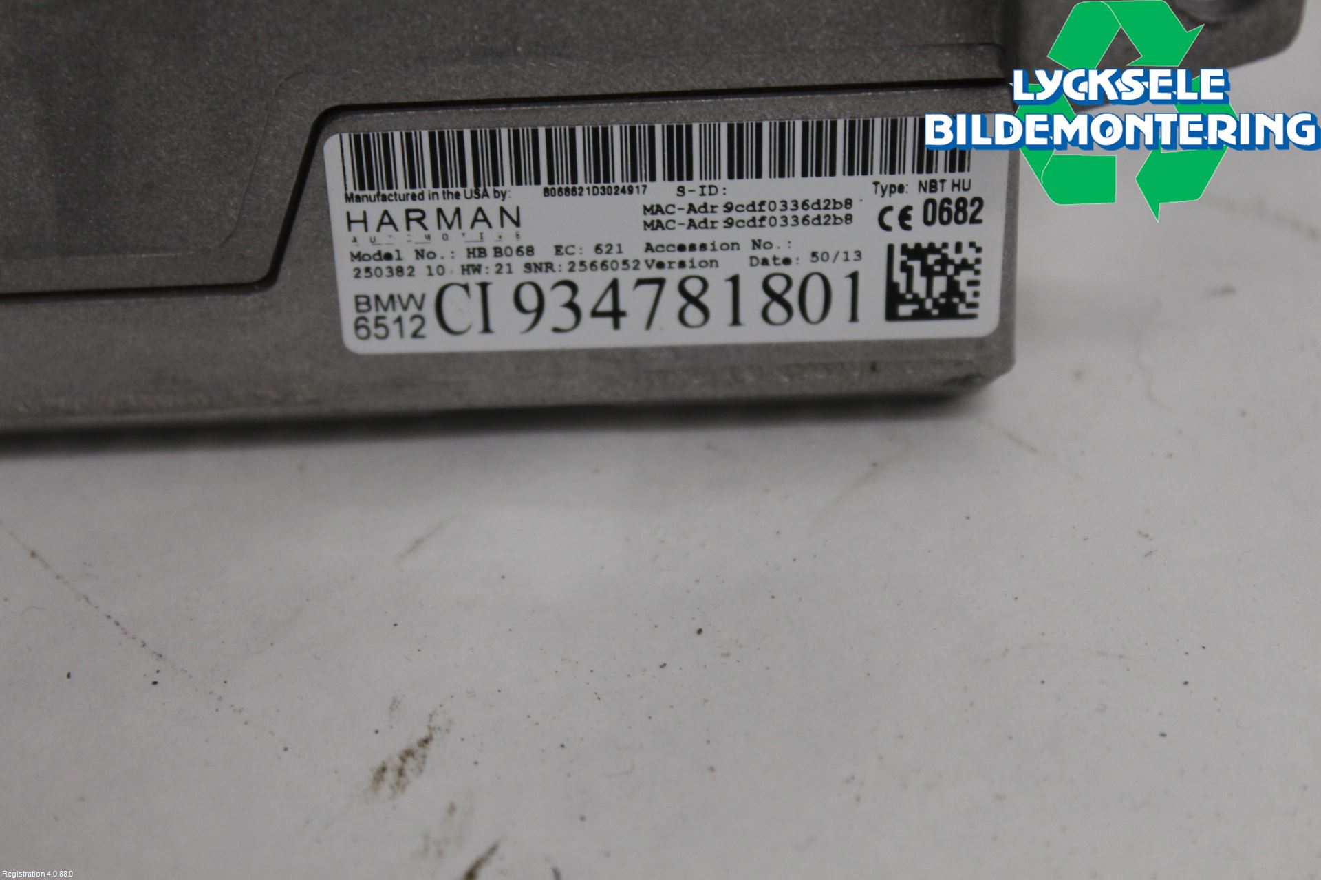 BMW X3 F25 10-17 Cd Radio - Multimediapanel