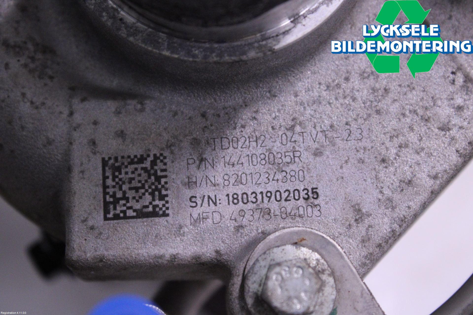 Renault CLIO IV 16-19 Turboaggregat