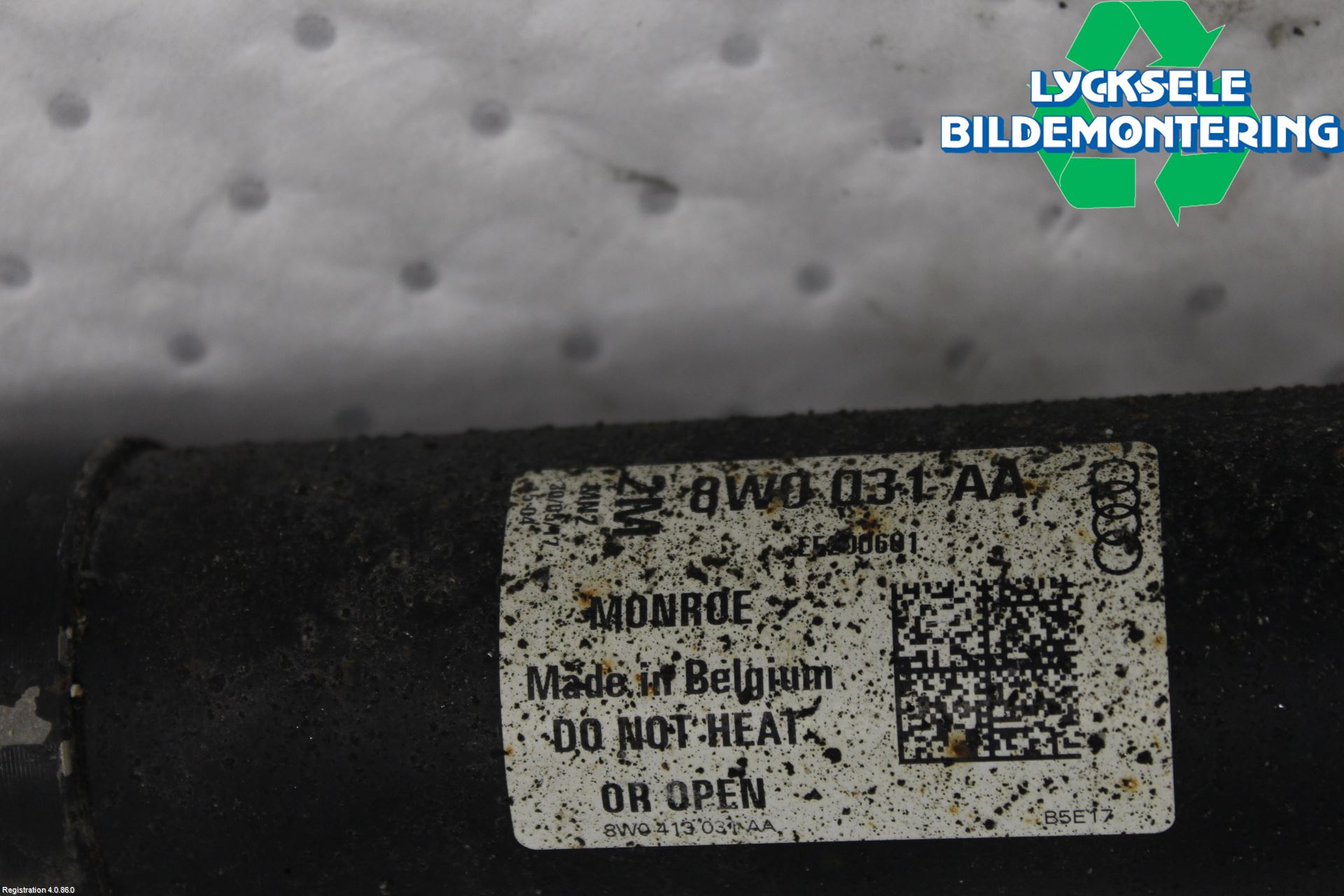 Audi A4/S4 B9 16-19 Fjäderben Fram Vänster