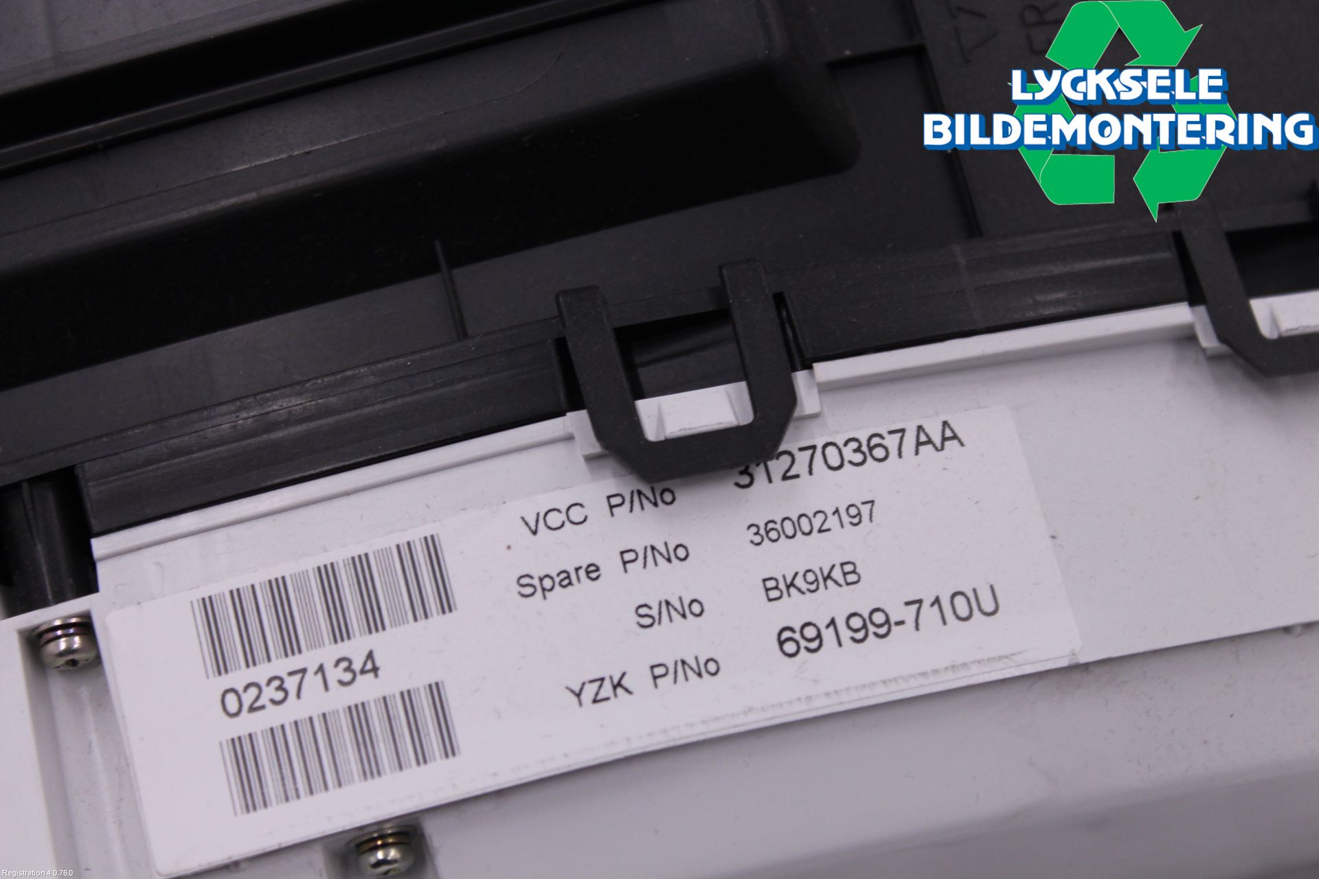 Volvo XC70 08-13 Instrument Komb