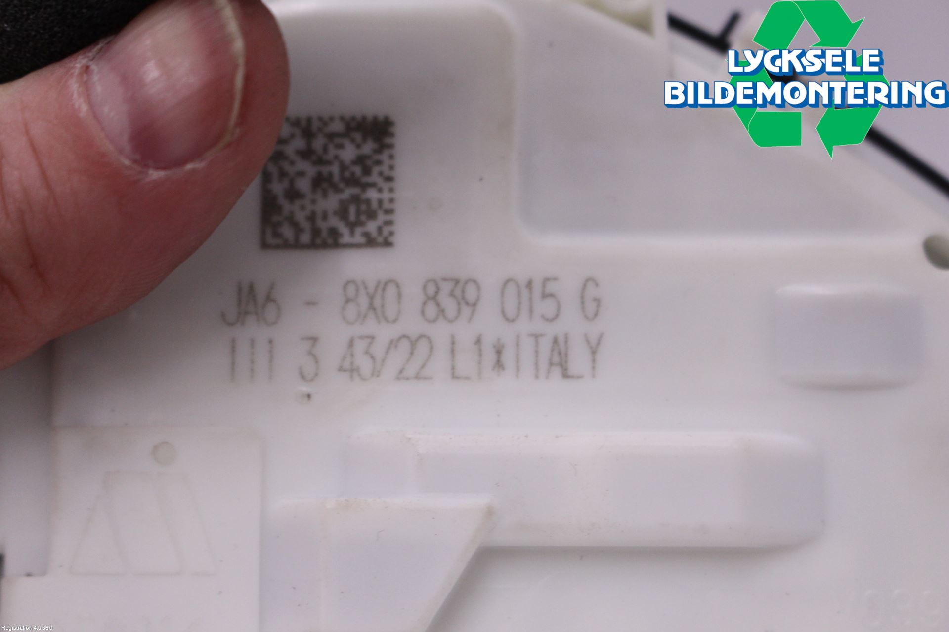 Audi A4/S4 B9 20- Låskista-Dörrlås