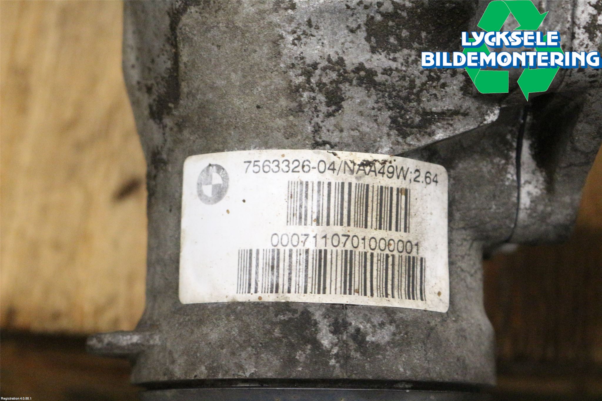 BMW 5 E60/61 Sed/Tou 02-10 Framvagn Diffrential