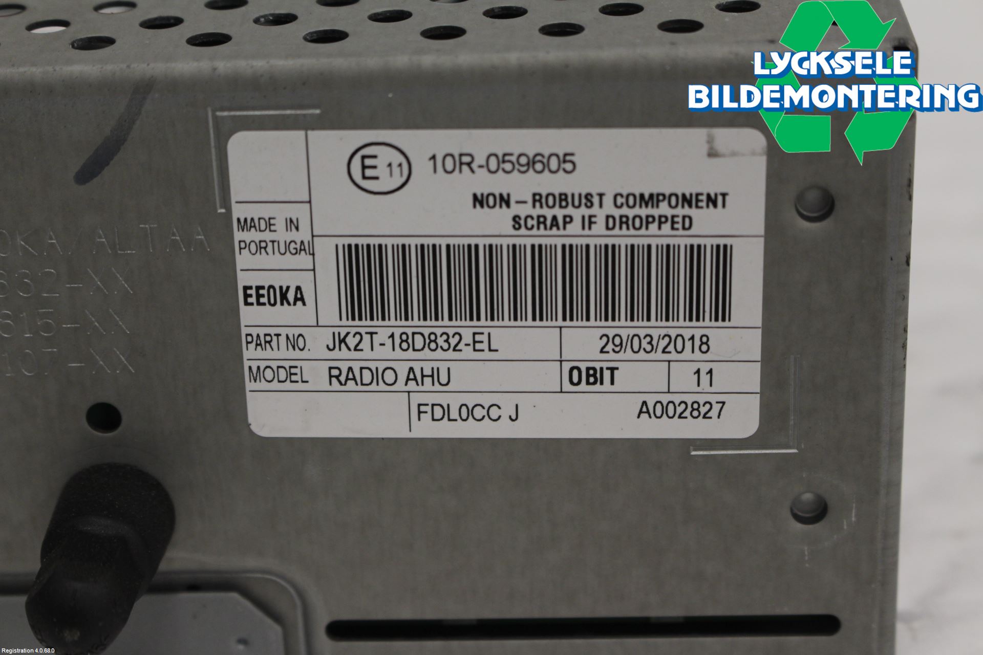 Ford TRANSIT SKÅP/BUSS 14-22 Cd Radio - Multimediapanel