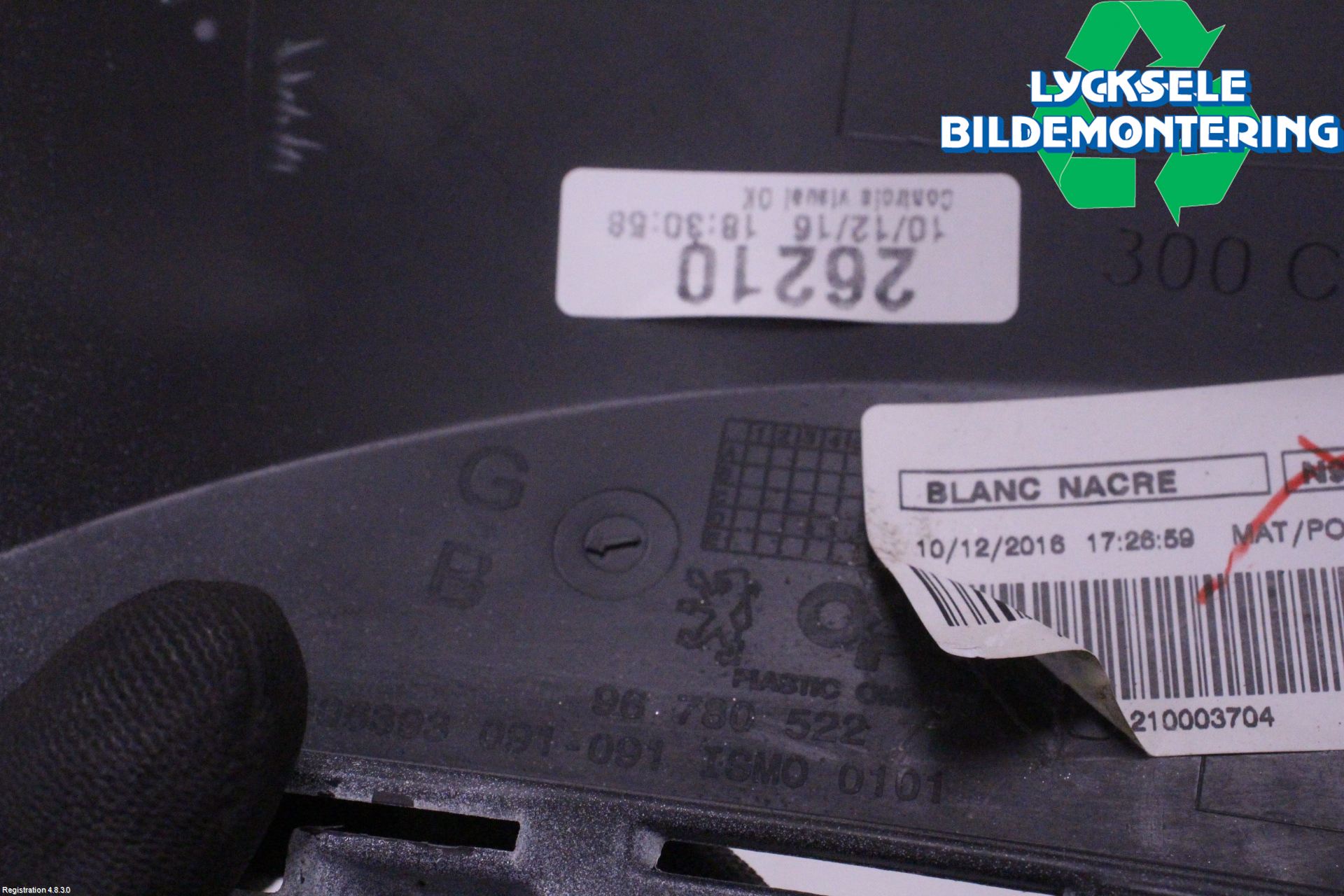 Peugeot 2008 13-20 Stötfångardel Bak Hö